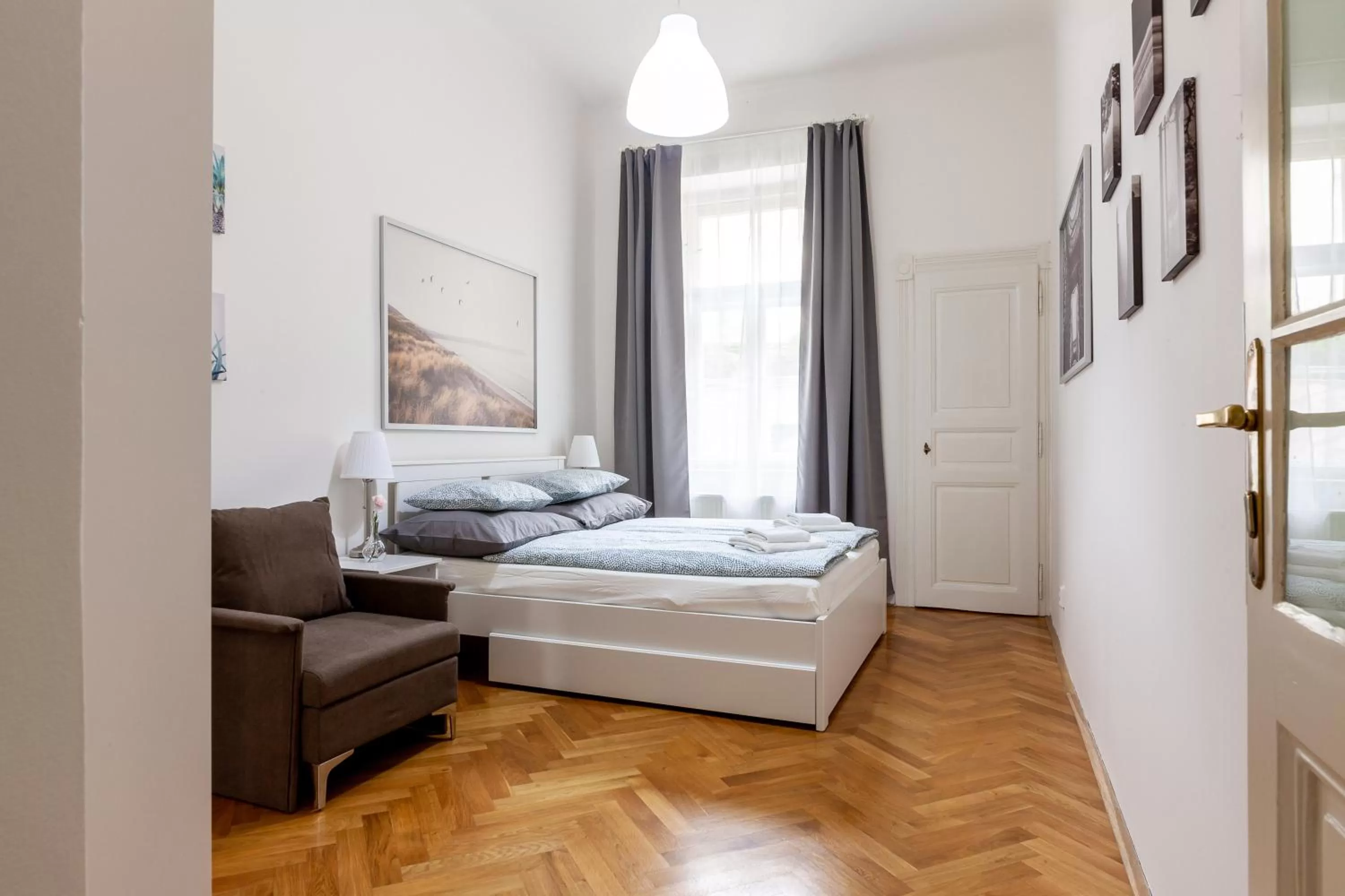 Bed in City Castle Aparthotel