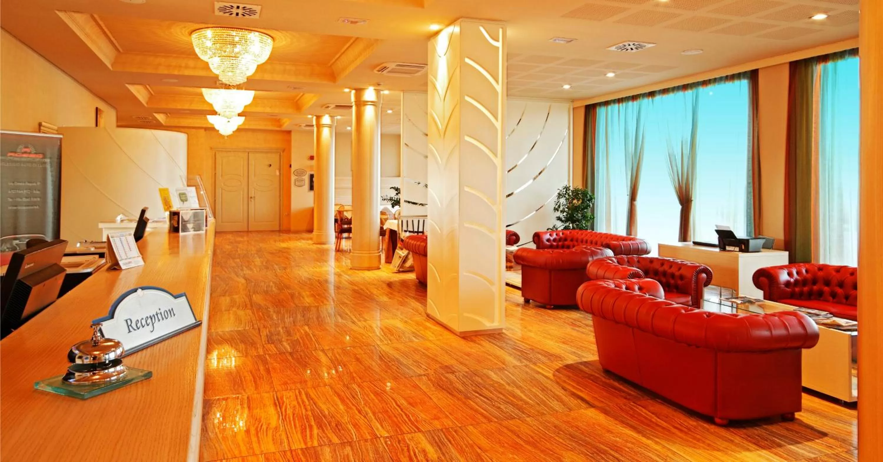 Lobby or reception in Grand Hotel Forlì