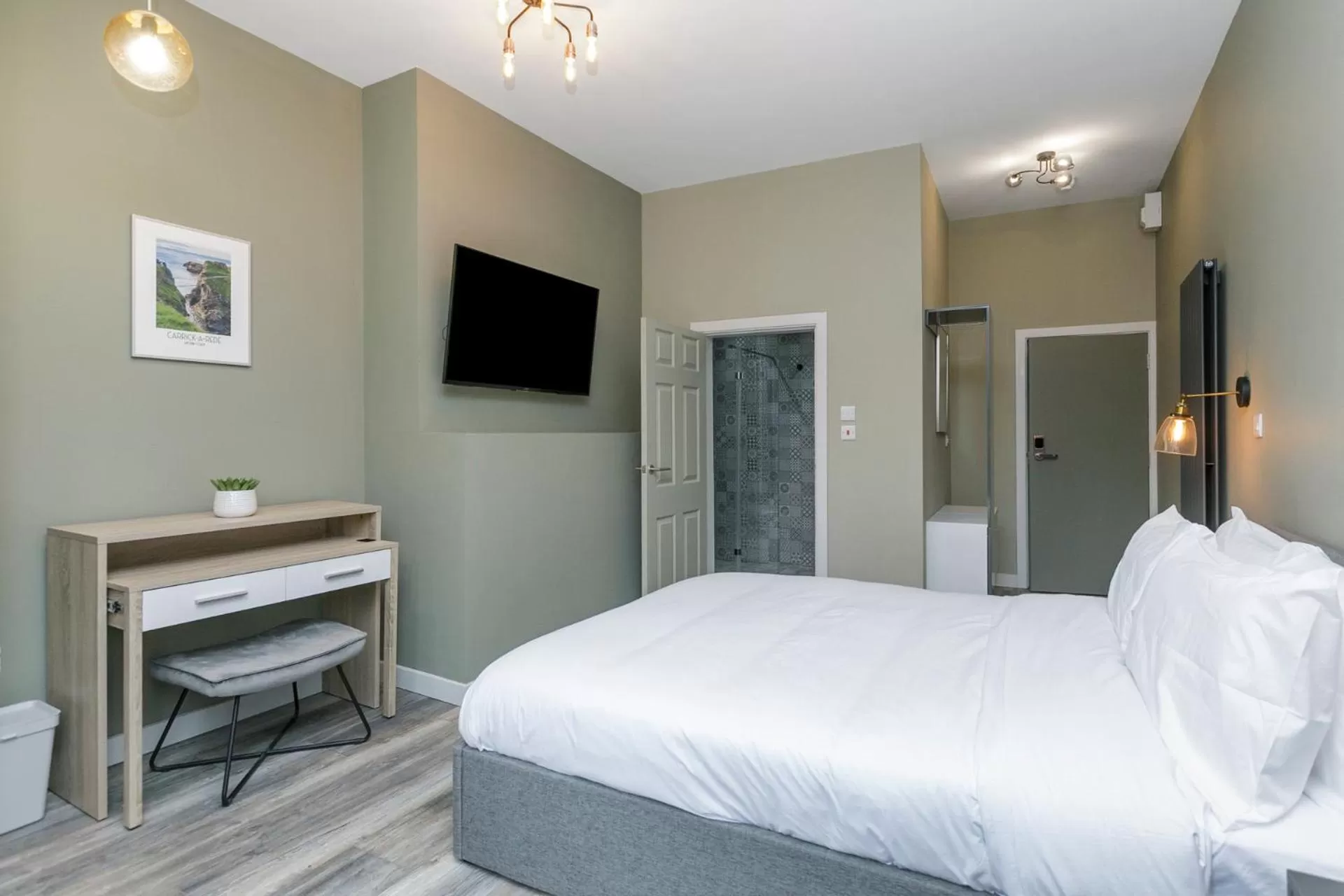 Bedroom, Bed in Number 11 by the Warren Collection