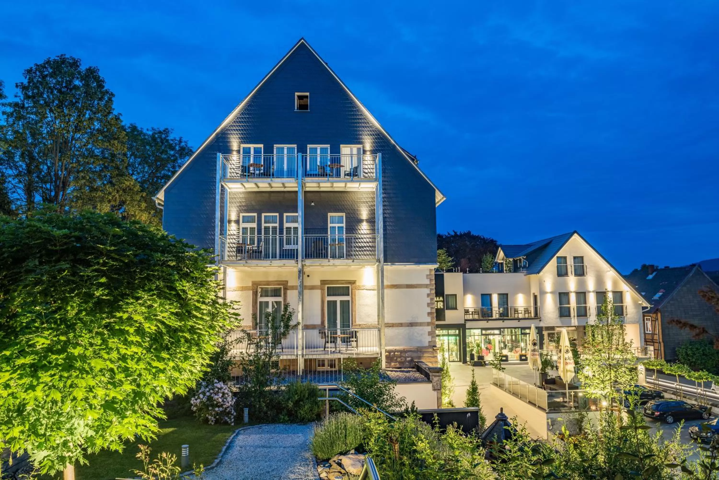 Property building in AKZENT Hotel Villa Saxer