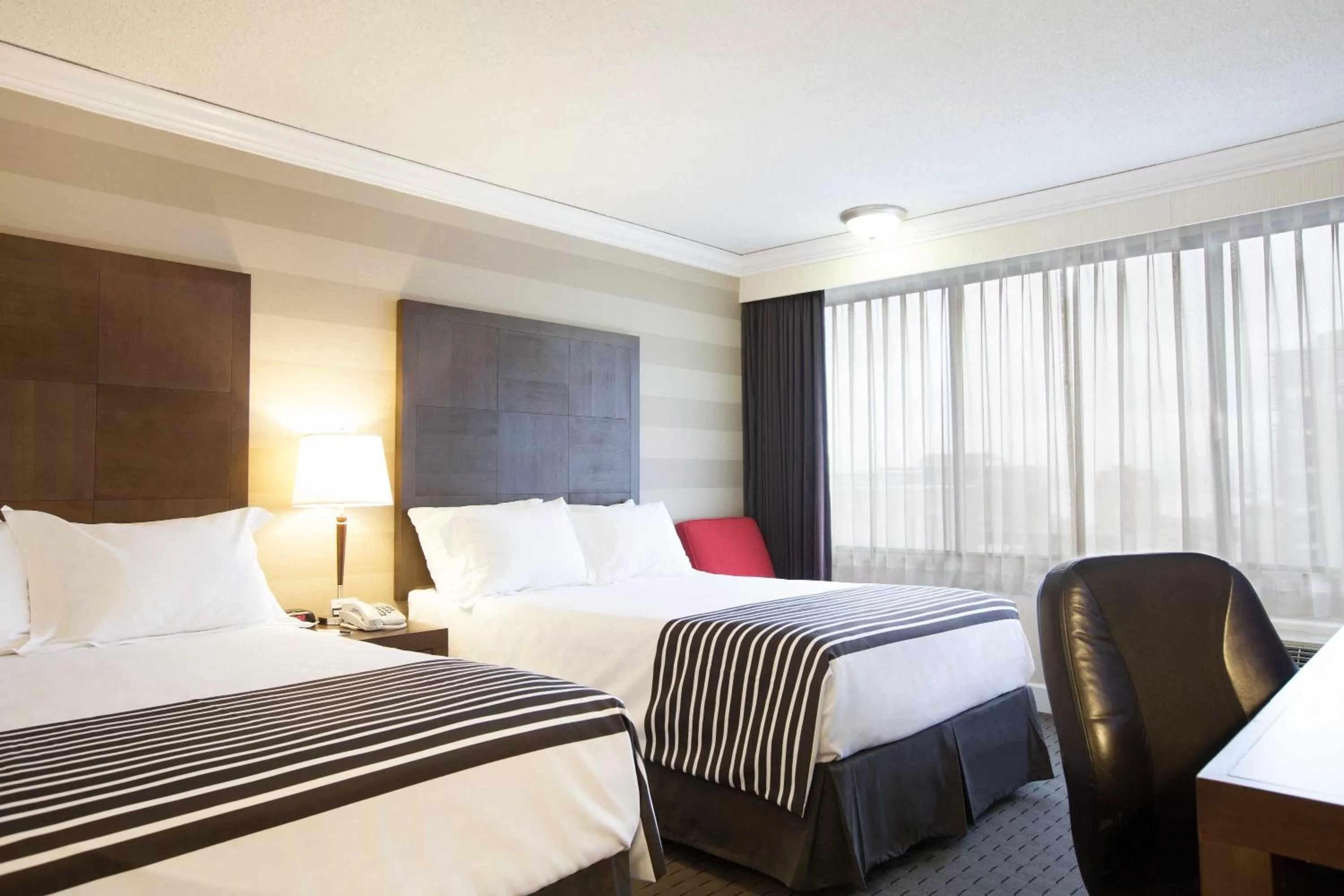 Classic Room, 2 Double Beds, North Tower in Sandman Hotel Vancouver Downtown