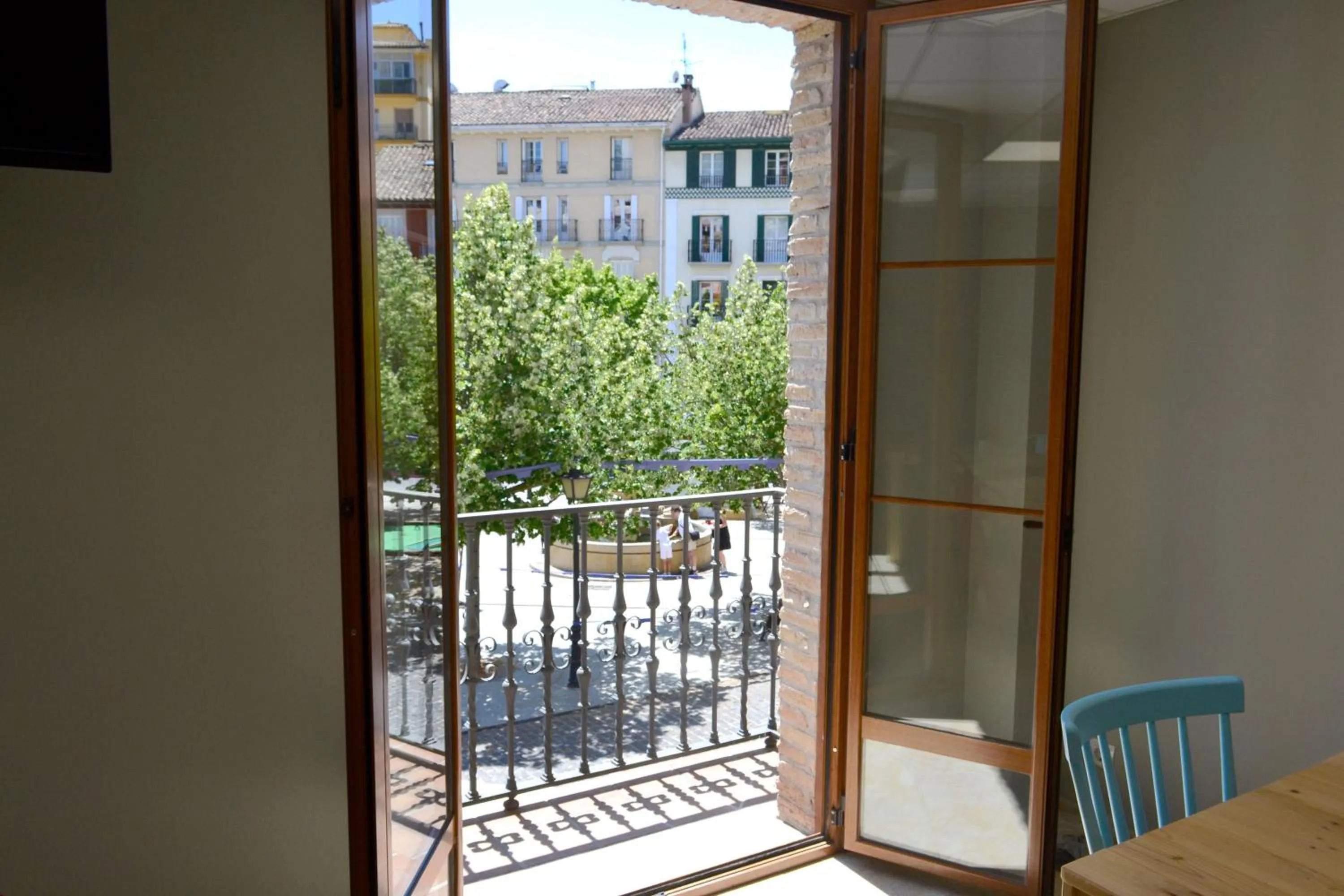 Balcony/Terrace in Alda Estella Hostel