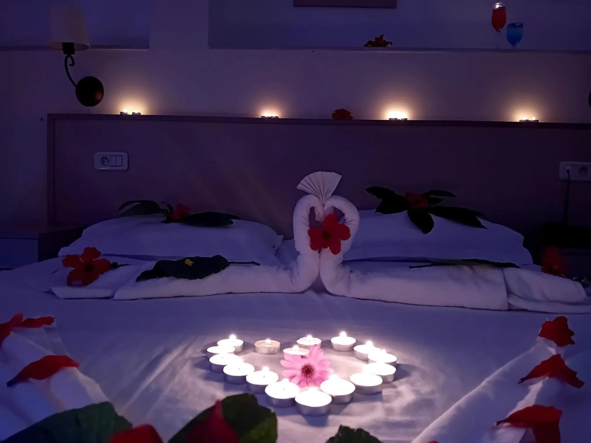 Bed in Hôtel Romane