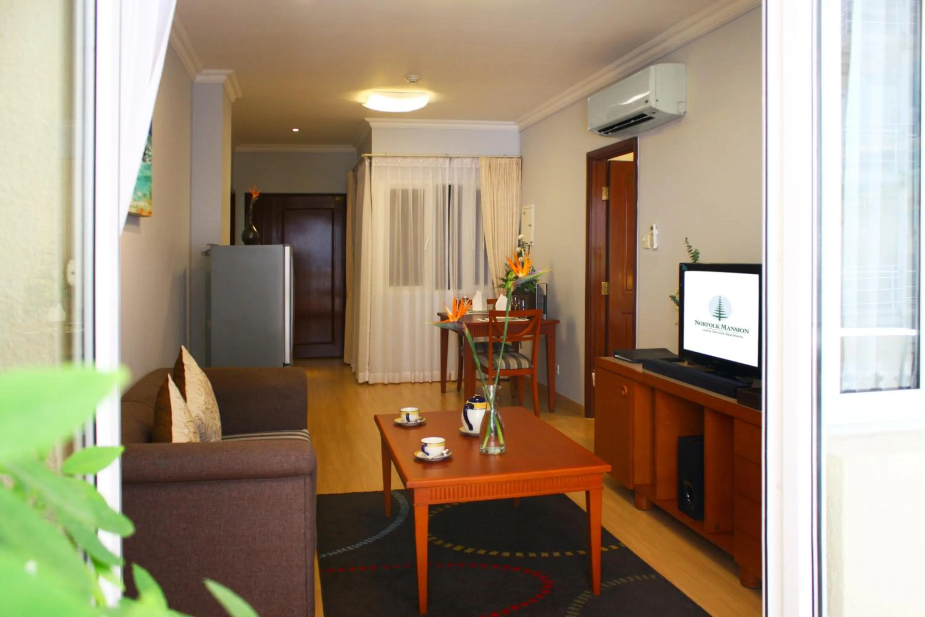 Living room in Norfolk Mansion - Luxury Serviced Apartment