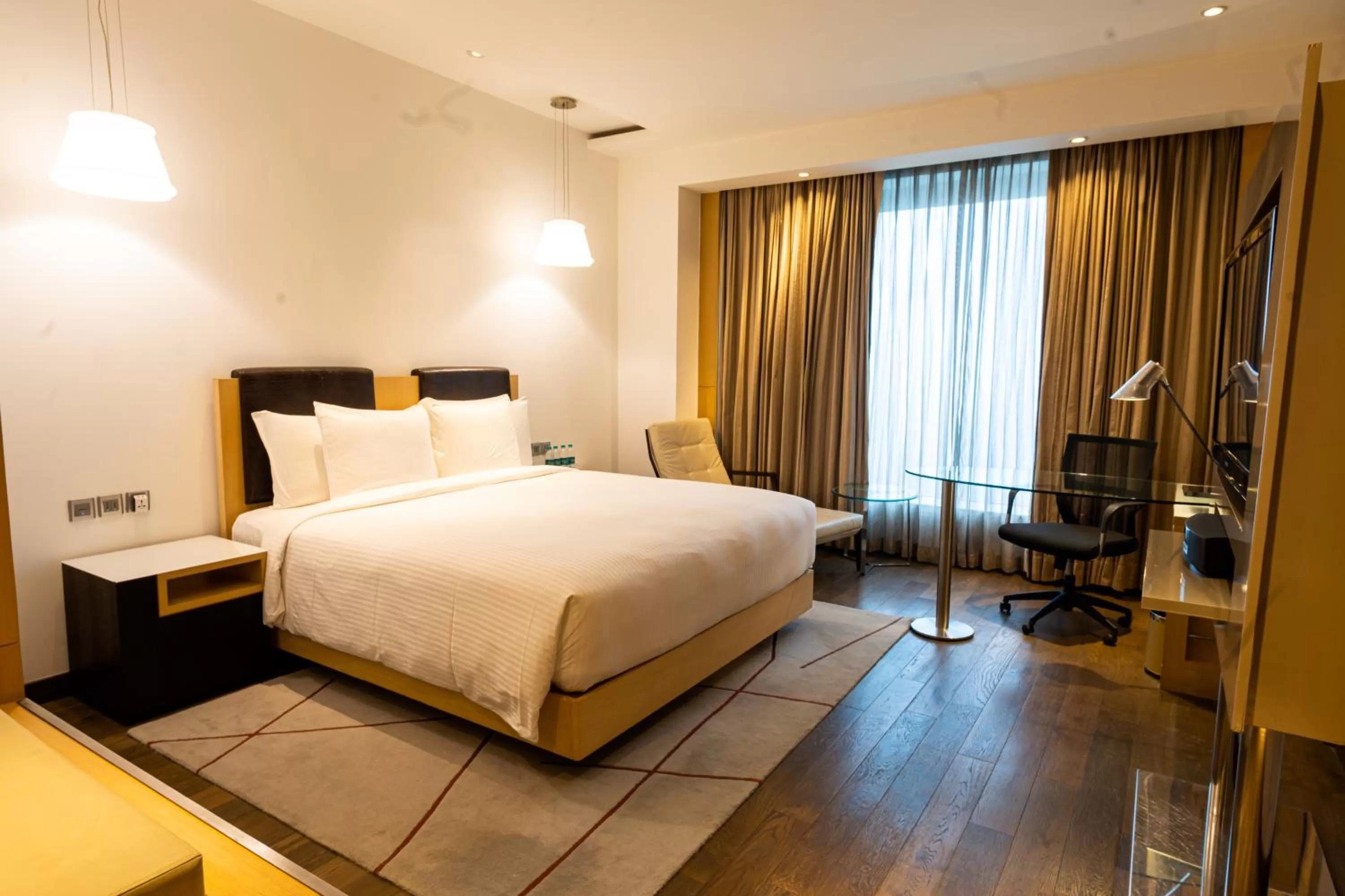 Bedroom, Bed in Crowne Plaza Greater Noida by IHG