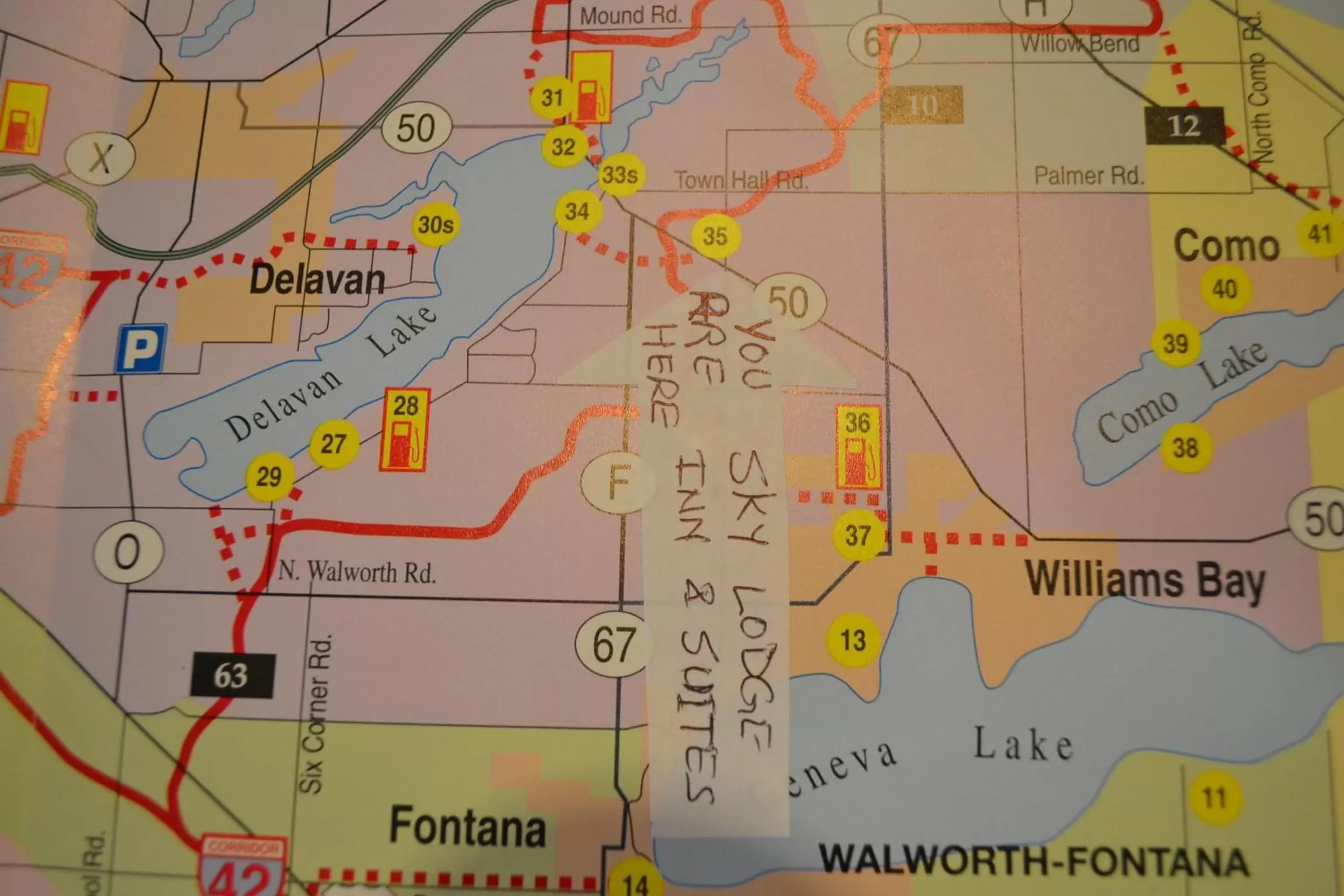 Property logo or sign in Sky Lodge Inn & Suites - Delavan