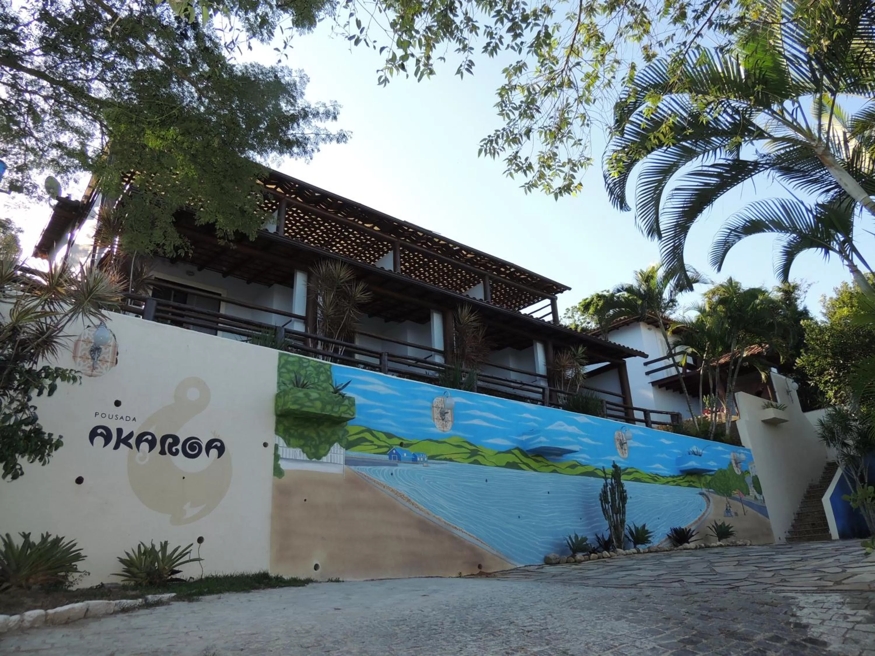 Facade/entrance in Pousada Akaroa