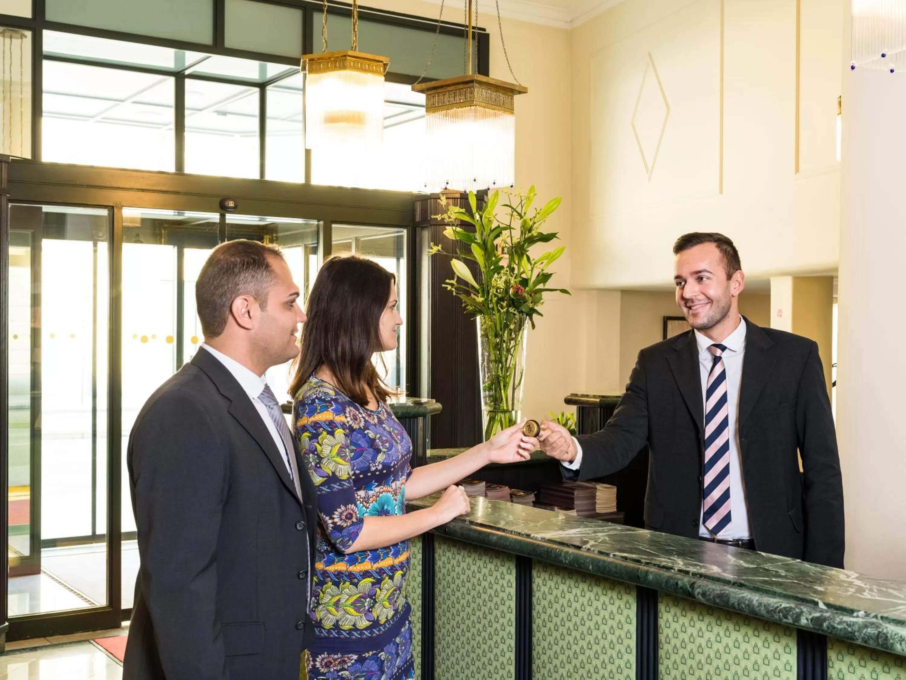 Lobby or reception in Hotel Johann Strauss