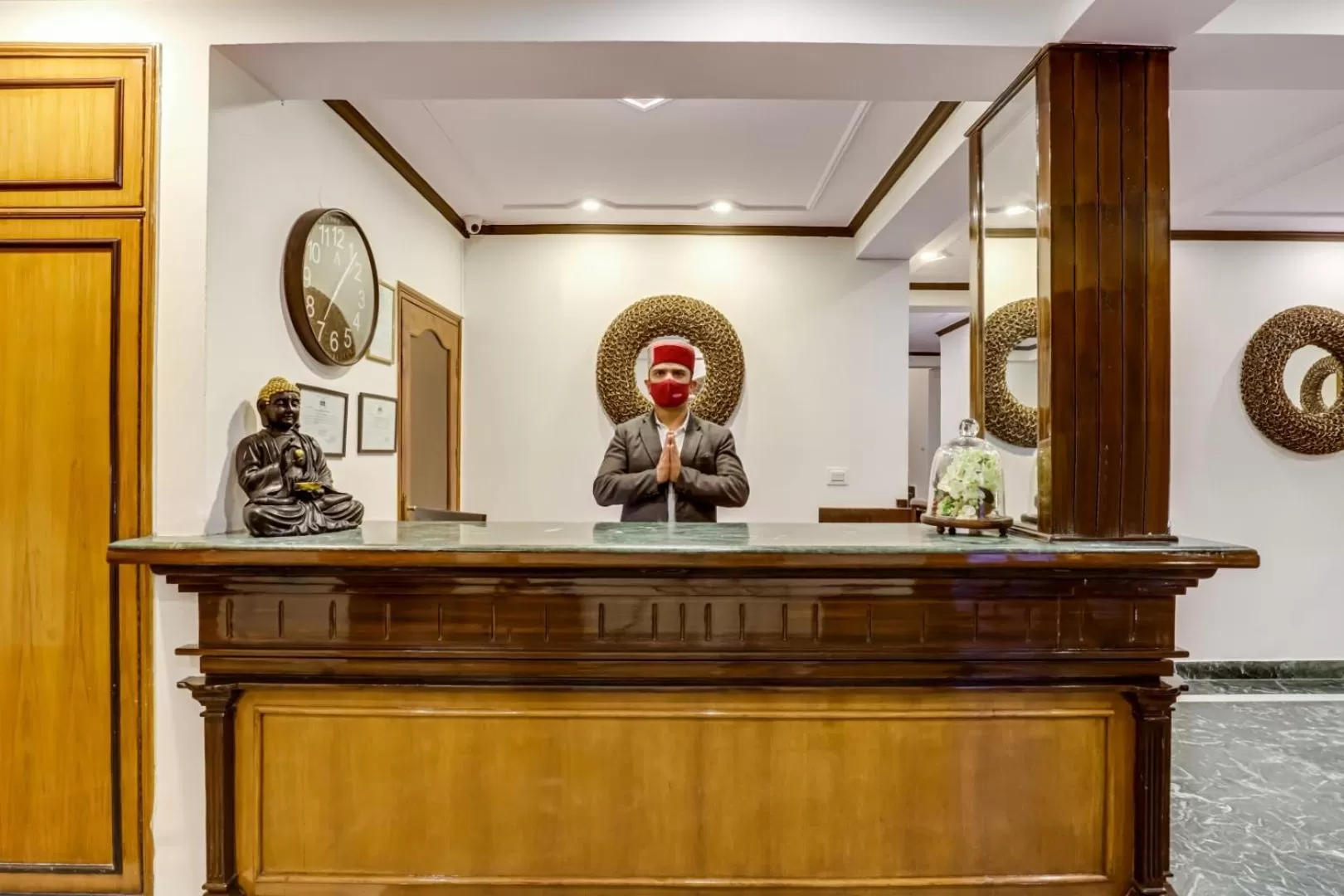 Staff in Summit Le Royale Hotel, Shimla