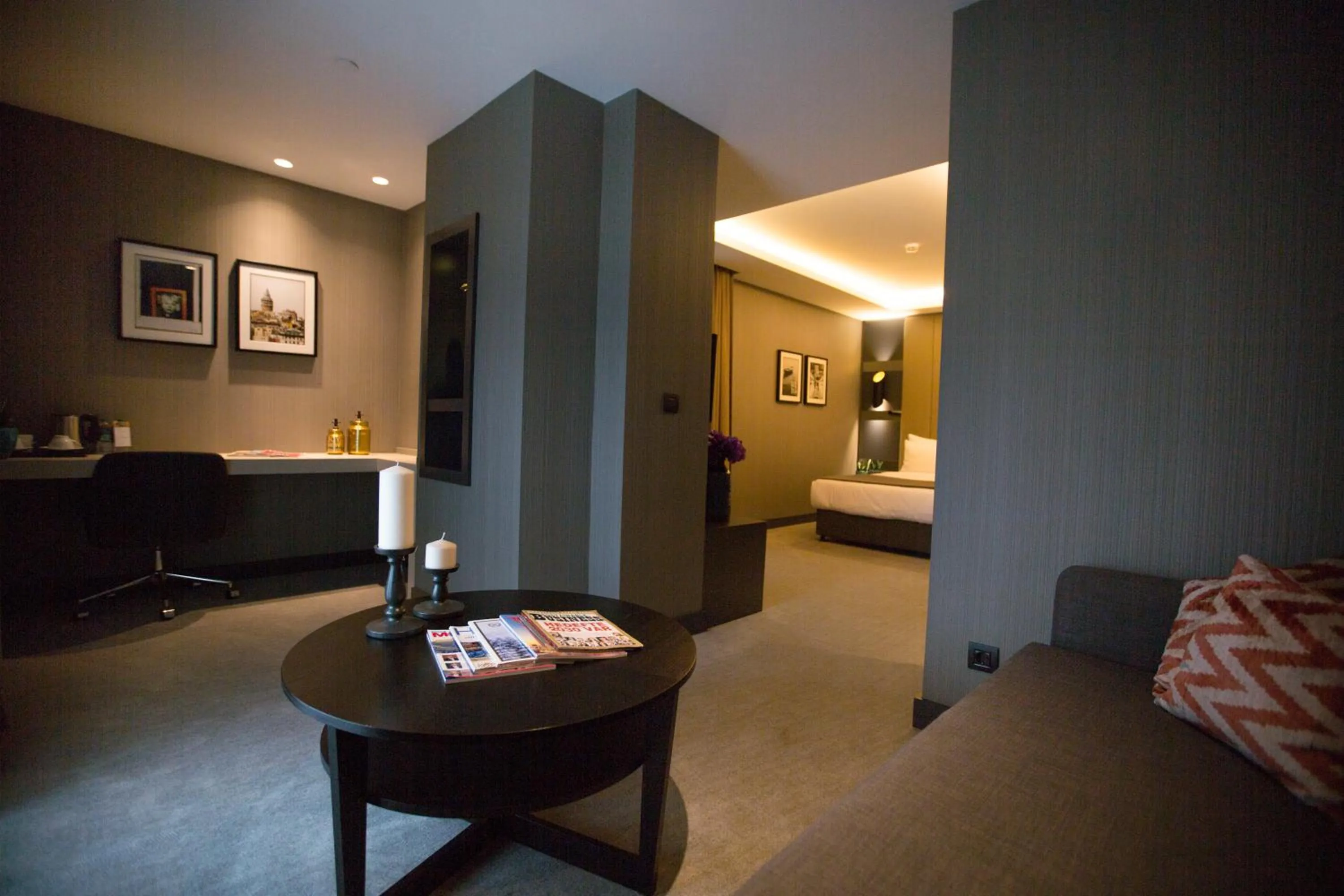 Living room, Bed in Cityloft 81