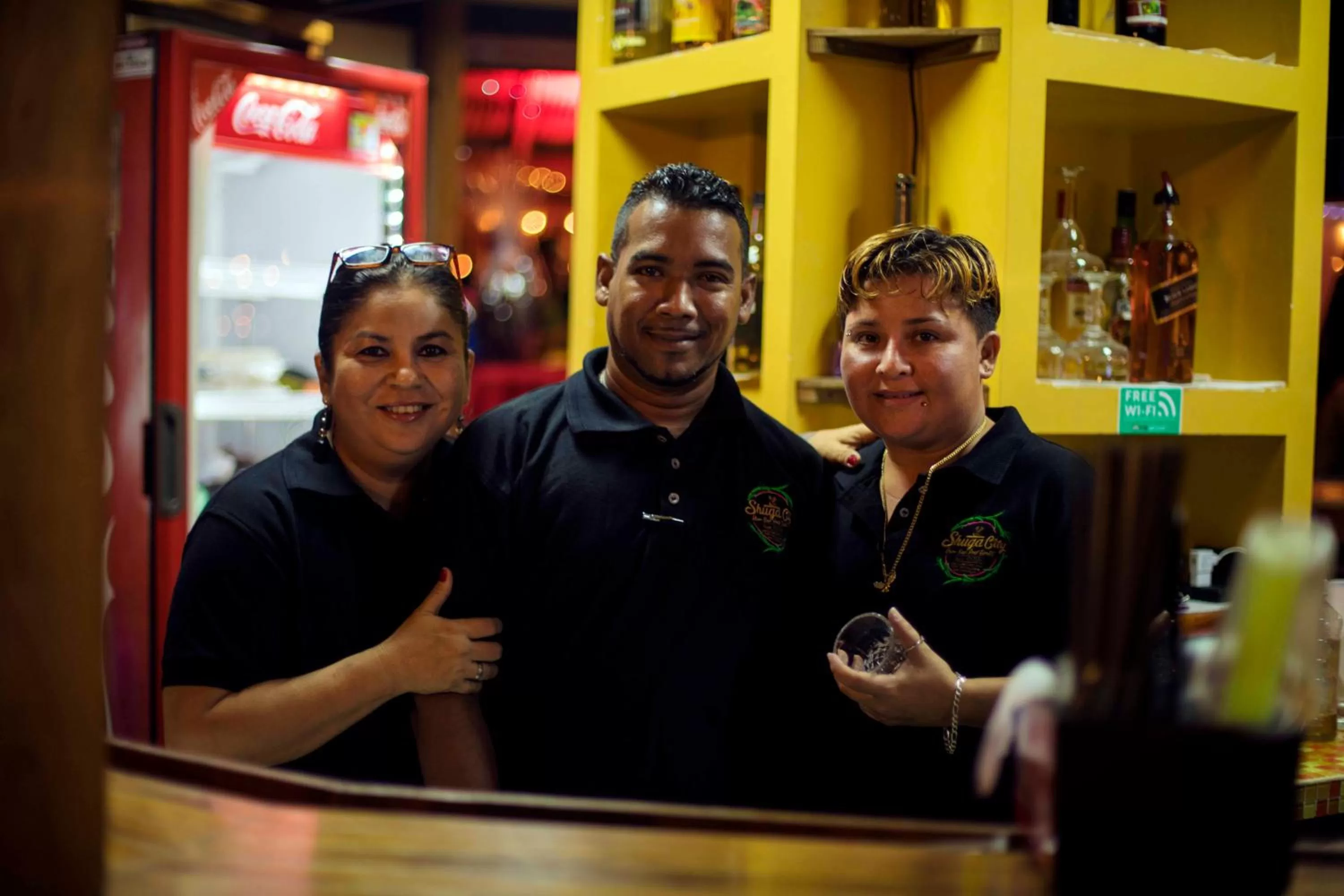 Staff in Lamanai Hotel & Marina