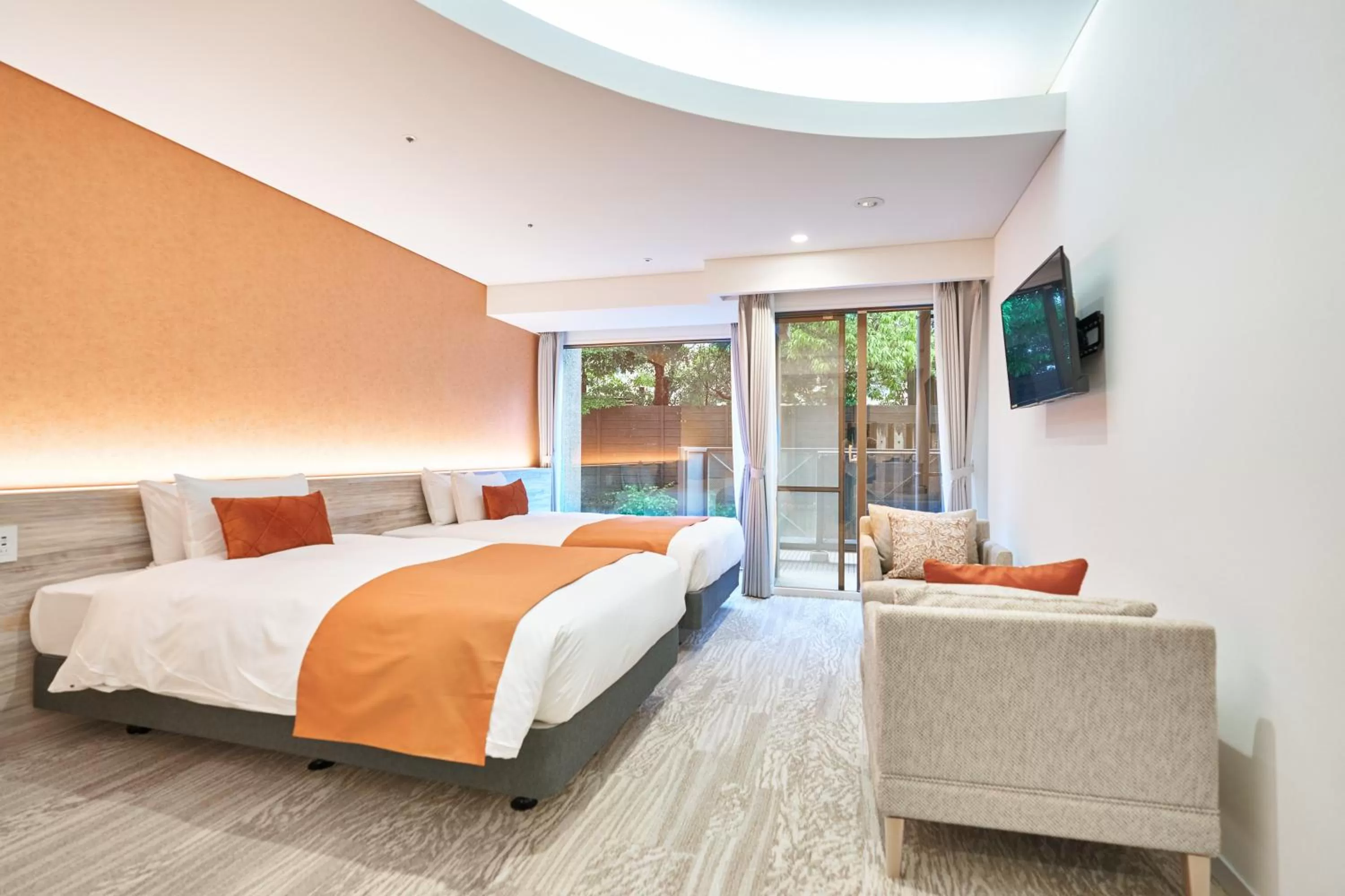 Bed in WeBase KAMAKURA