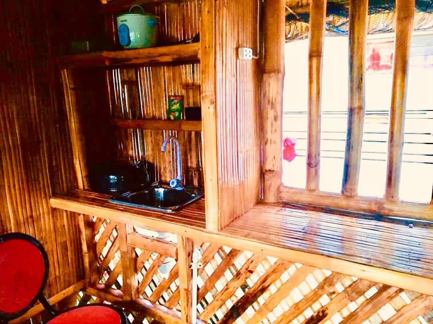 Kitchen or kitchenette in Gaea's Apartments