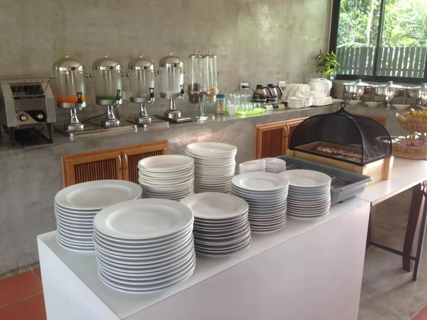 Buffet breakfast in Khaolak Yama Resort - SHA Plus