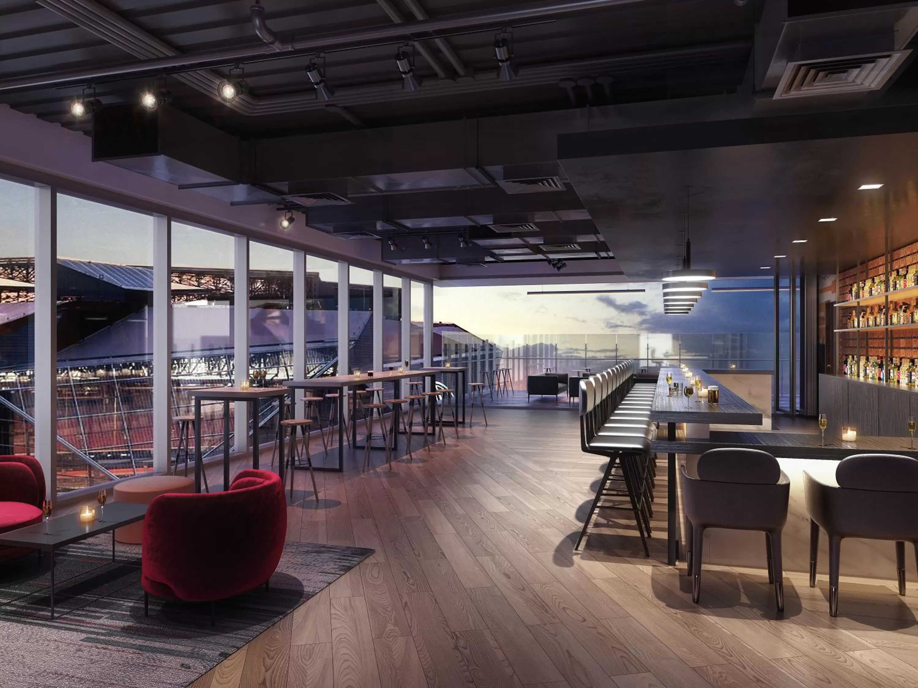 Lounge or bar in Reverb by Hard Rock Atlanta Downtown