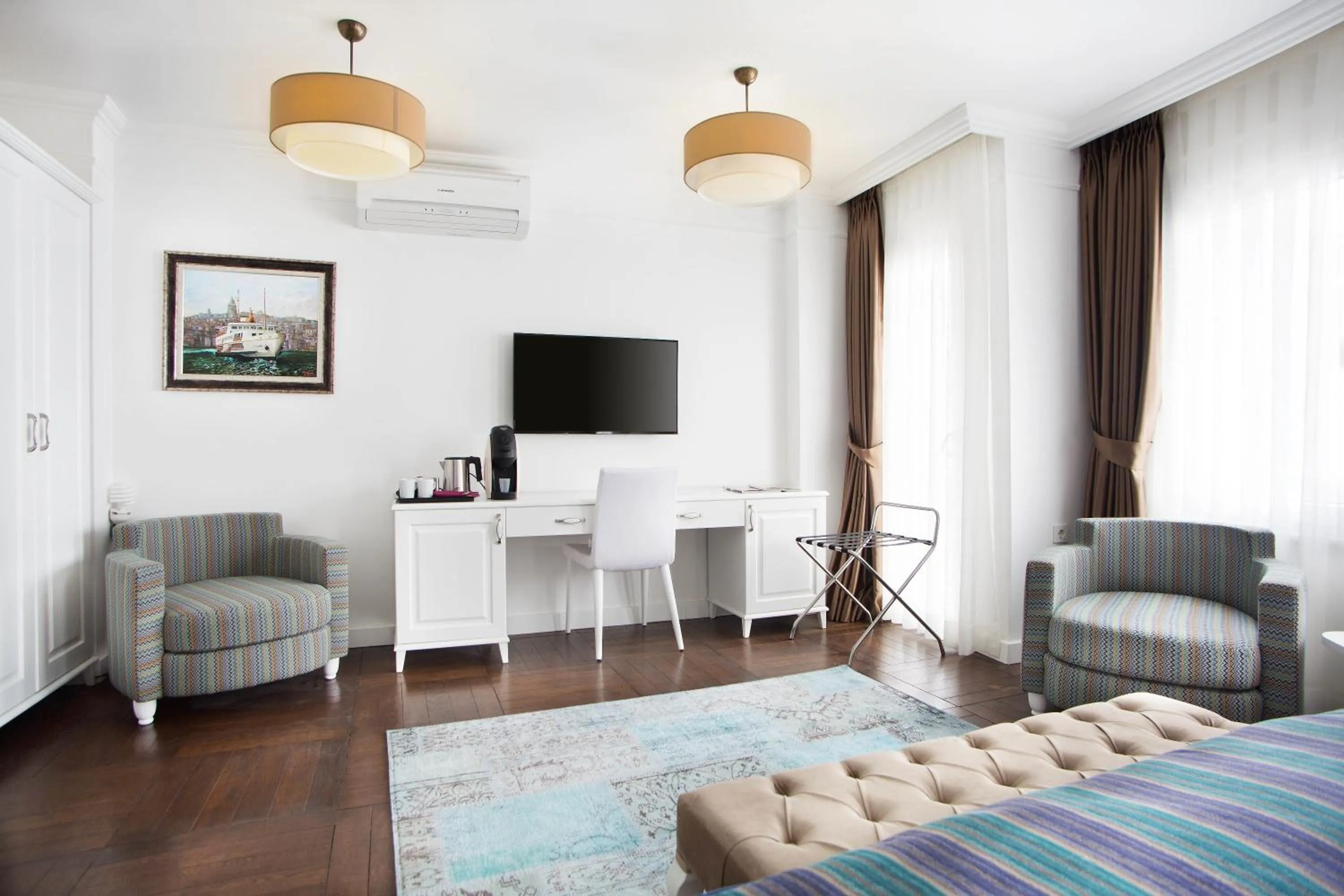 Coffee/tea facilities, Bed in Astan Hotel Taksim