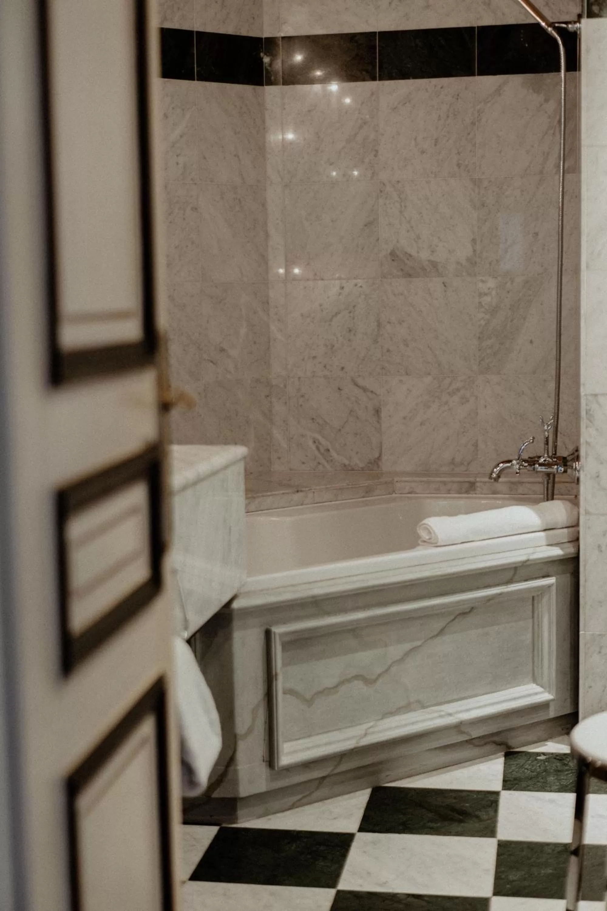 Bathroom in Hotel Mont Blanc Megève