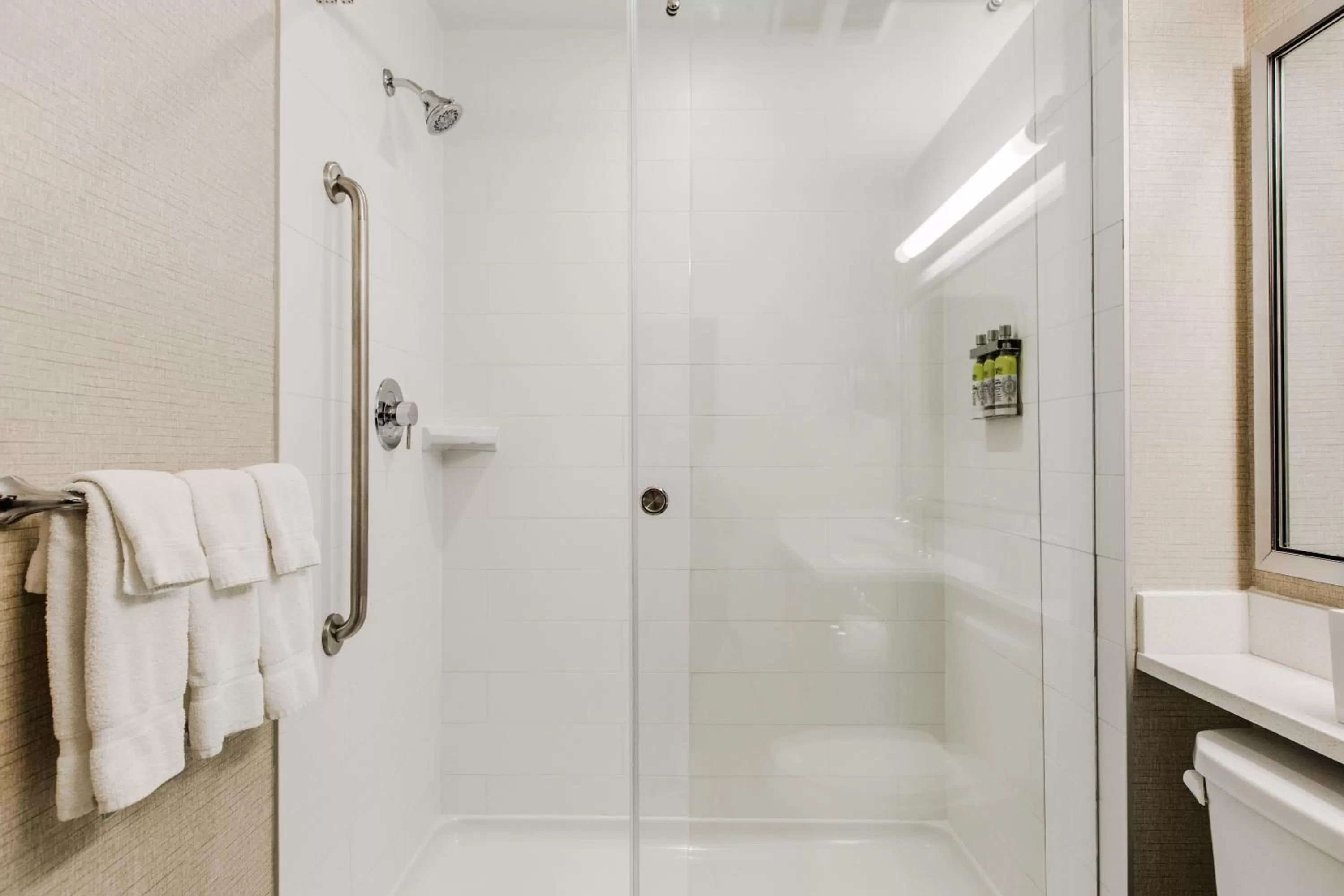 Bathroom in Candlewood Suites West Edmonton - Mall Area by IHG