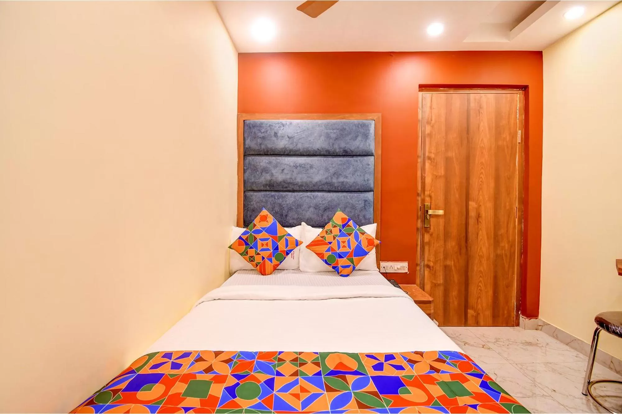 Bed in FabHotel Aqua Tulip - Nr Milan Mela