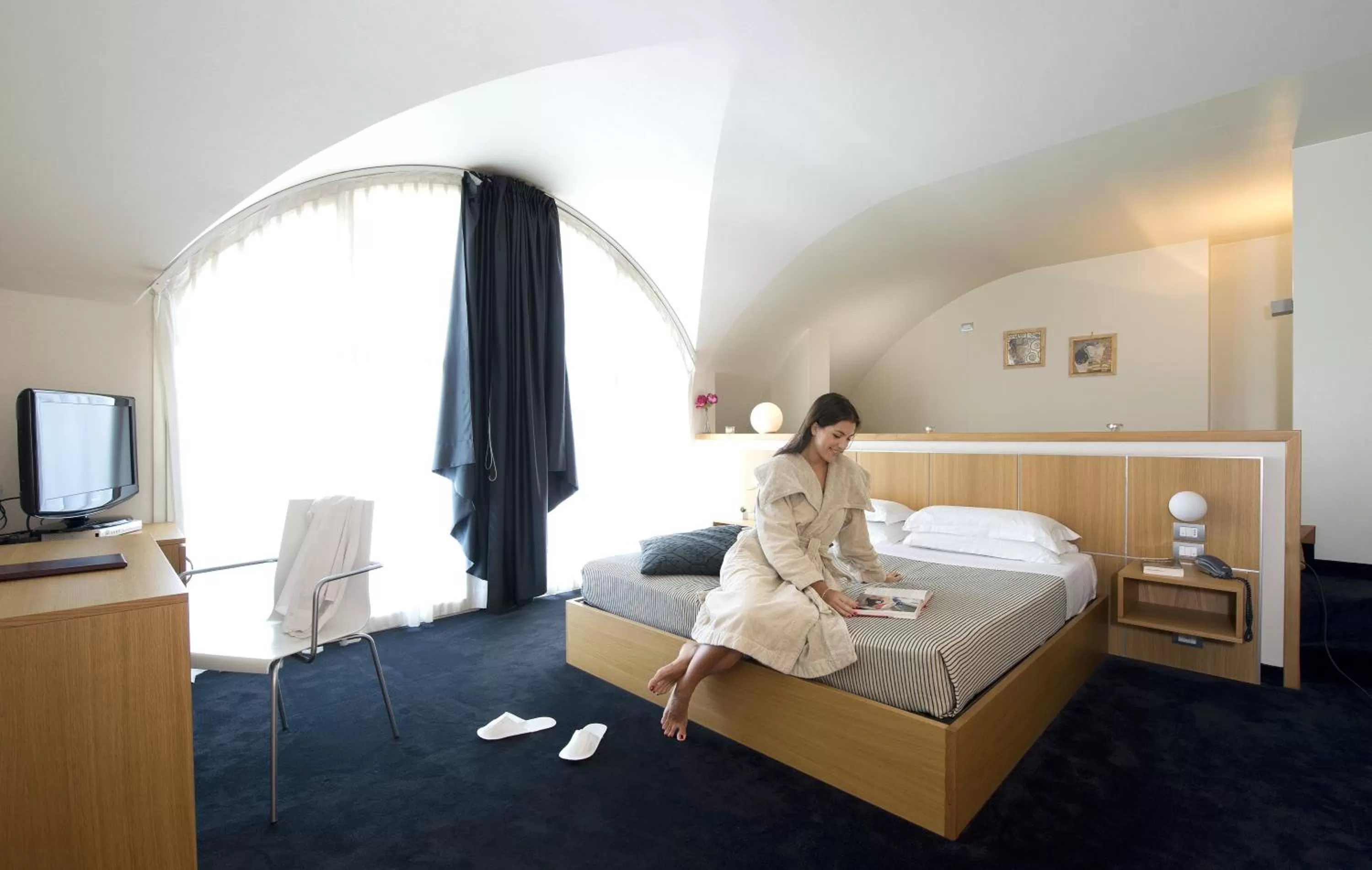 Bedroom, Bed in Hotel Delle Fiere