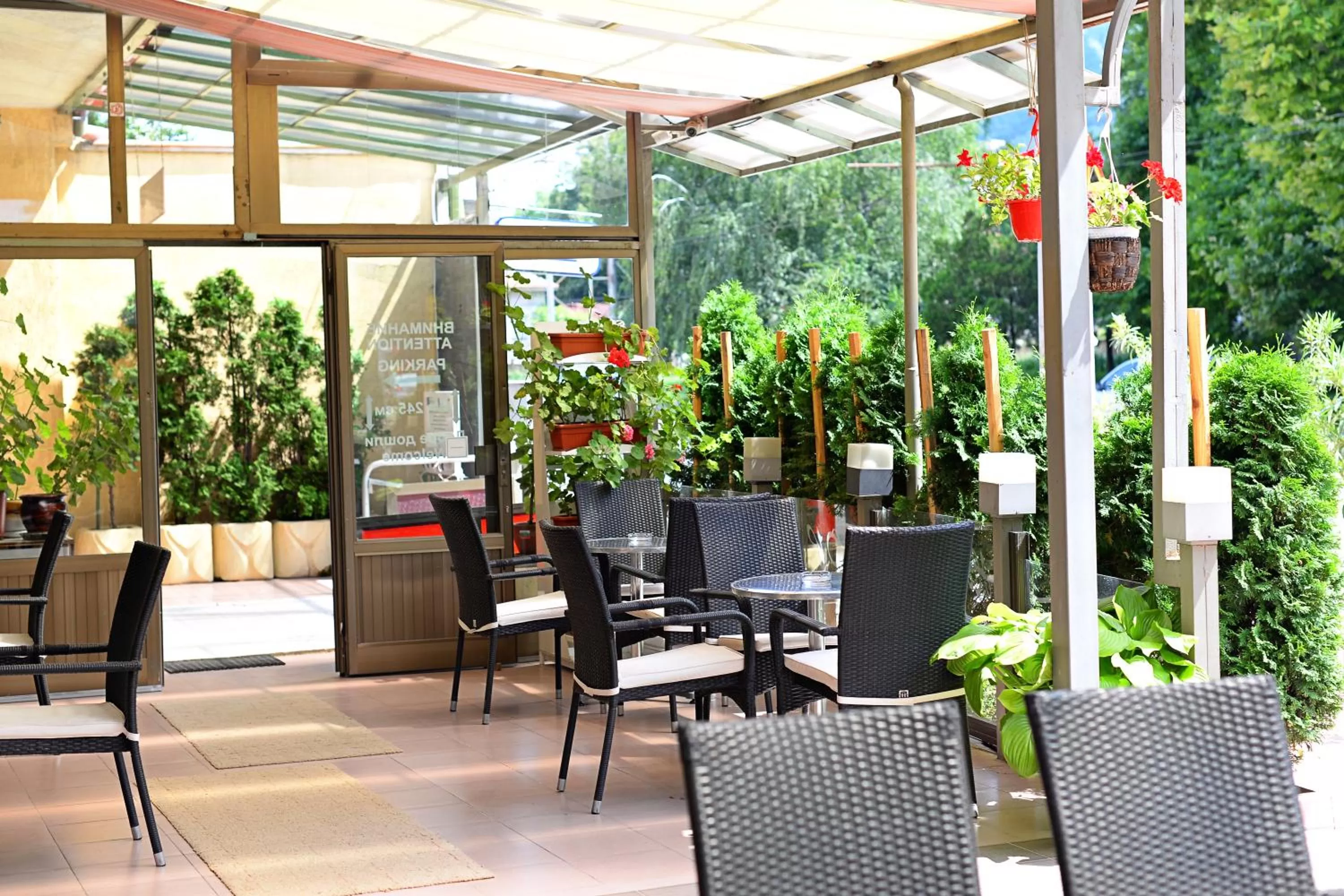 Balcony/Terrace in Family Art-Hotel Zora