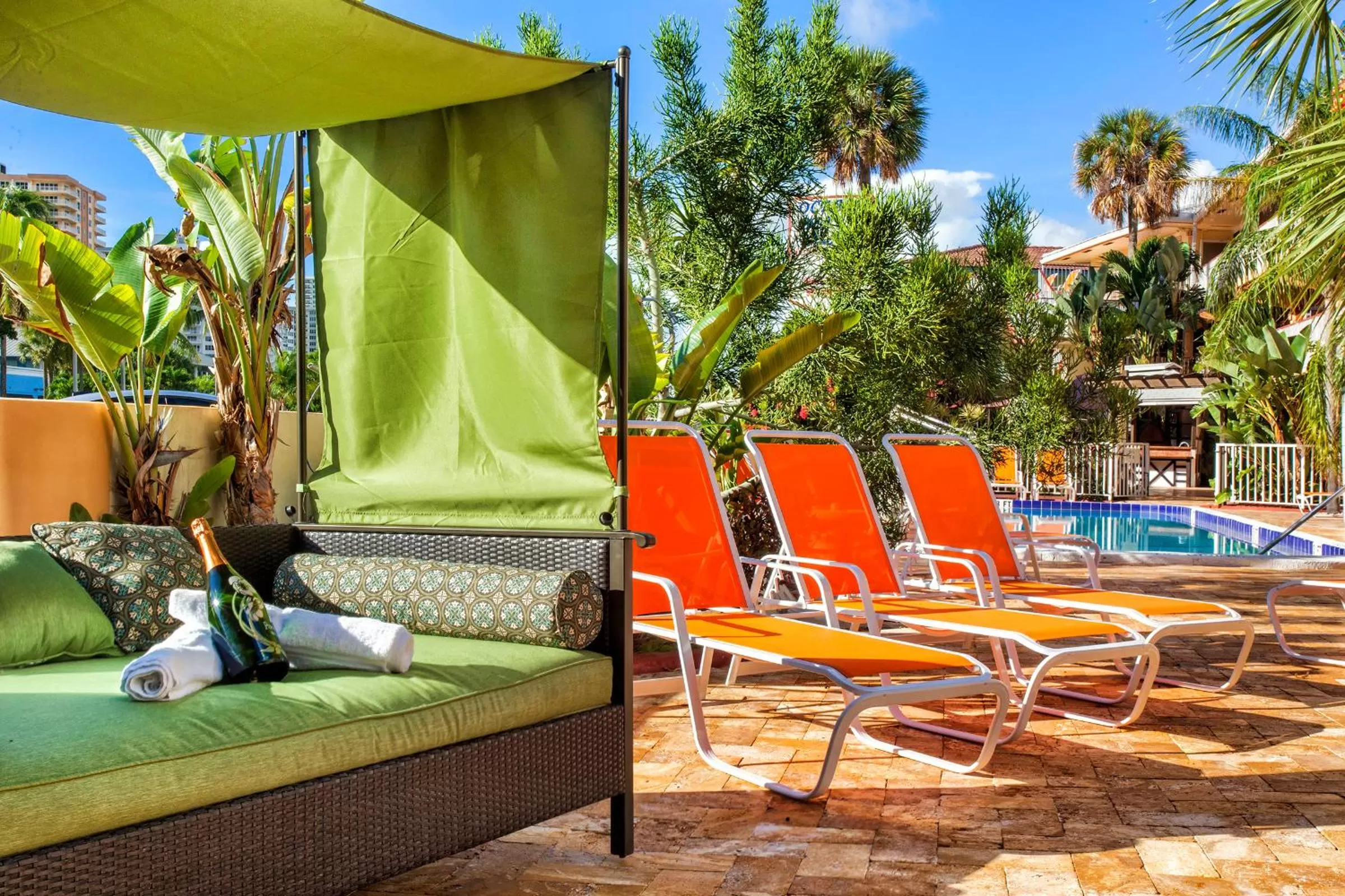 Swimming pool in Ocean Beach Club