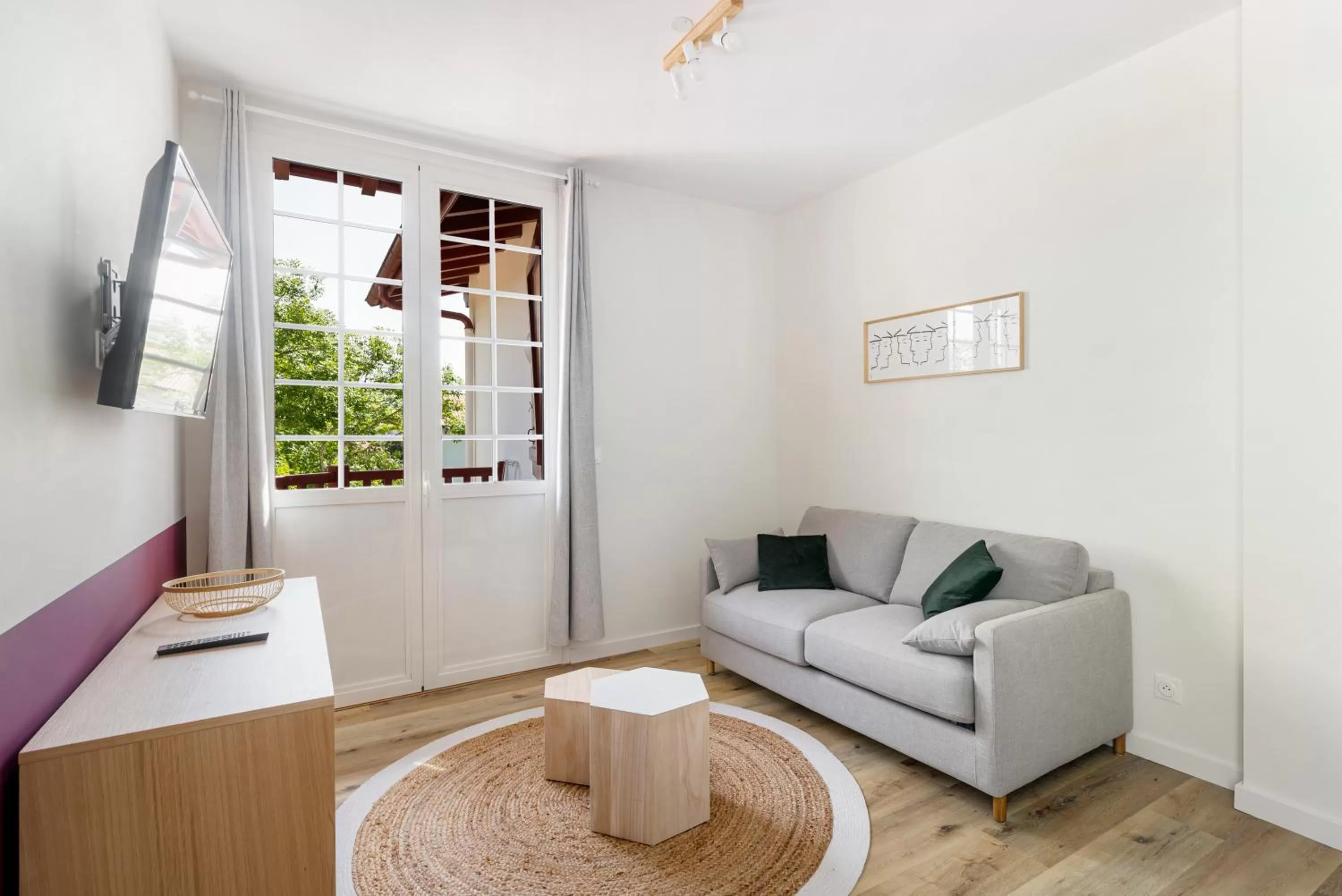 Living room in Résidence Ker Enia Meublés de Tourisme