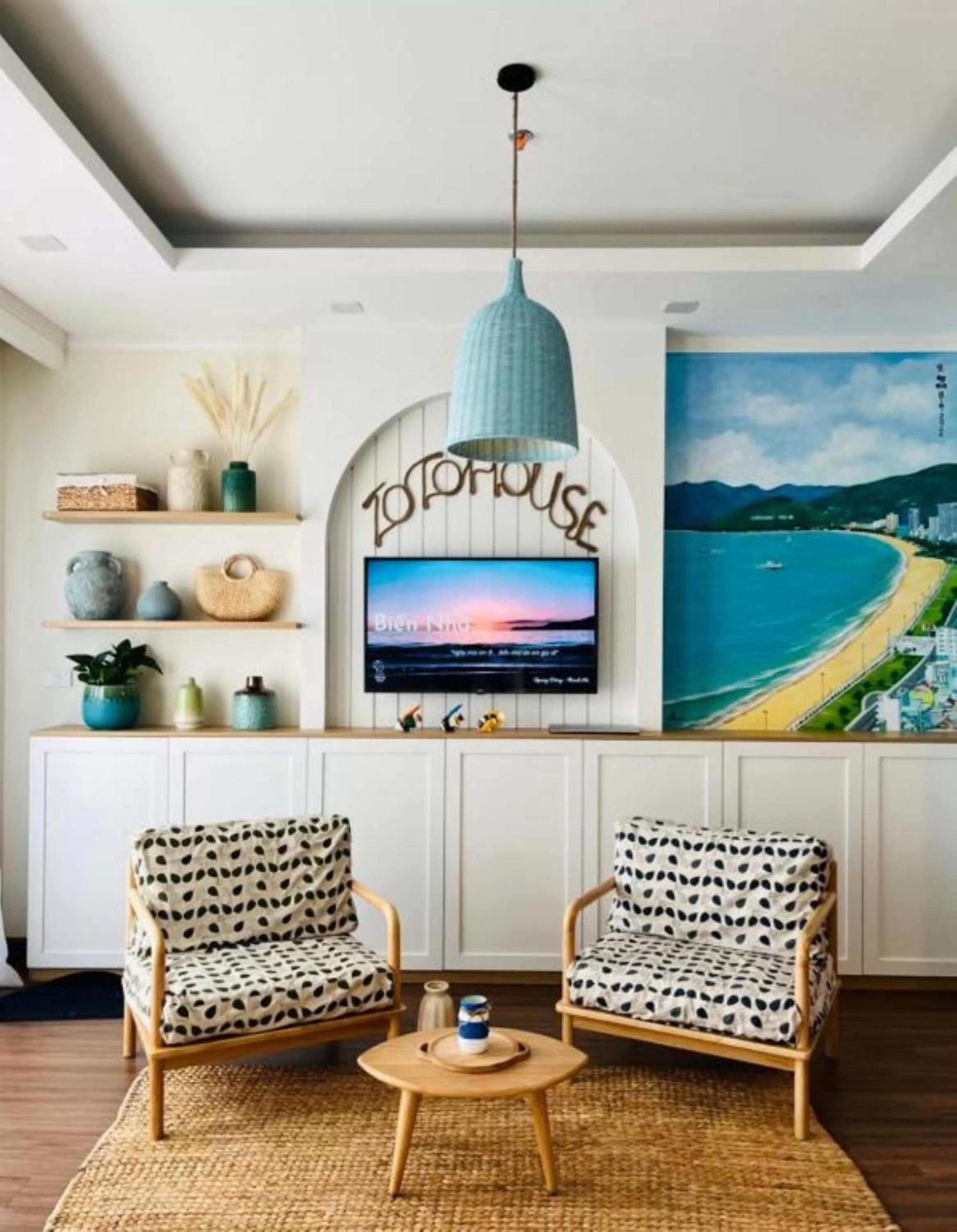 Living room, Seating Area in FLC Sea Tower Quy Nhơn - Homostay