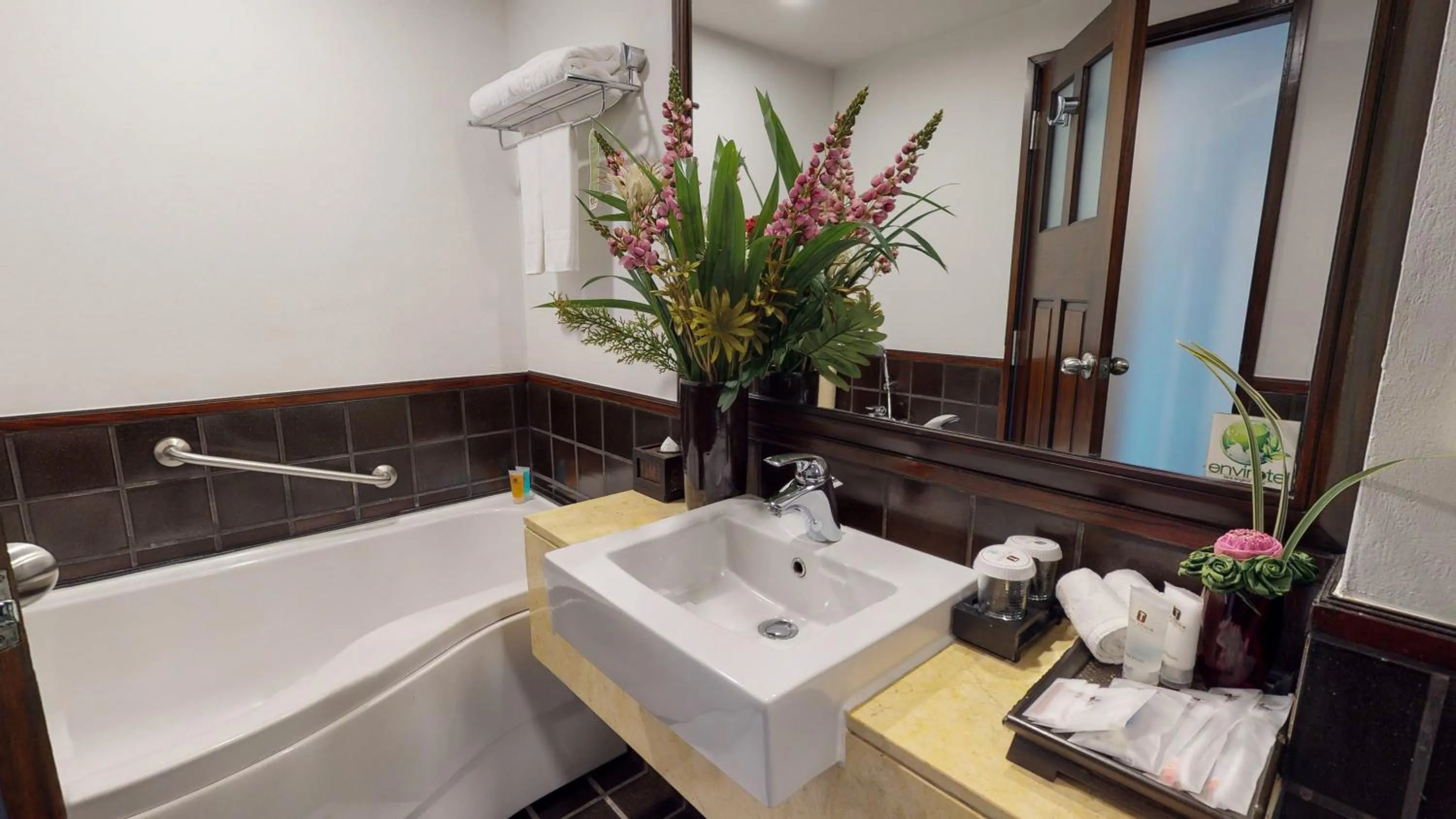 Bed in Tara Angkor Hotel