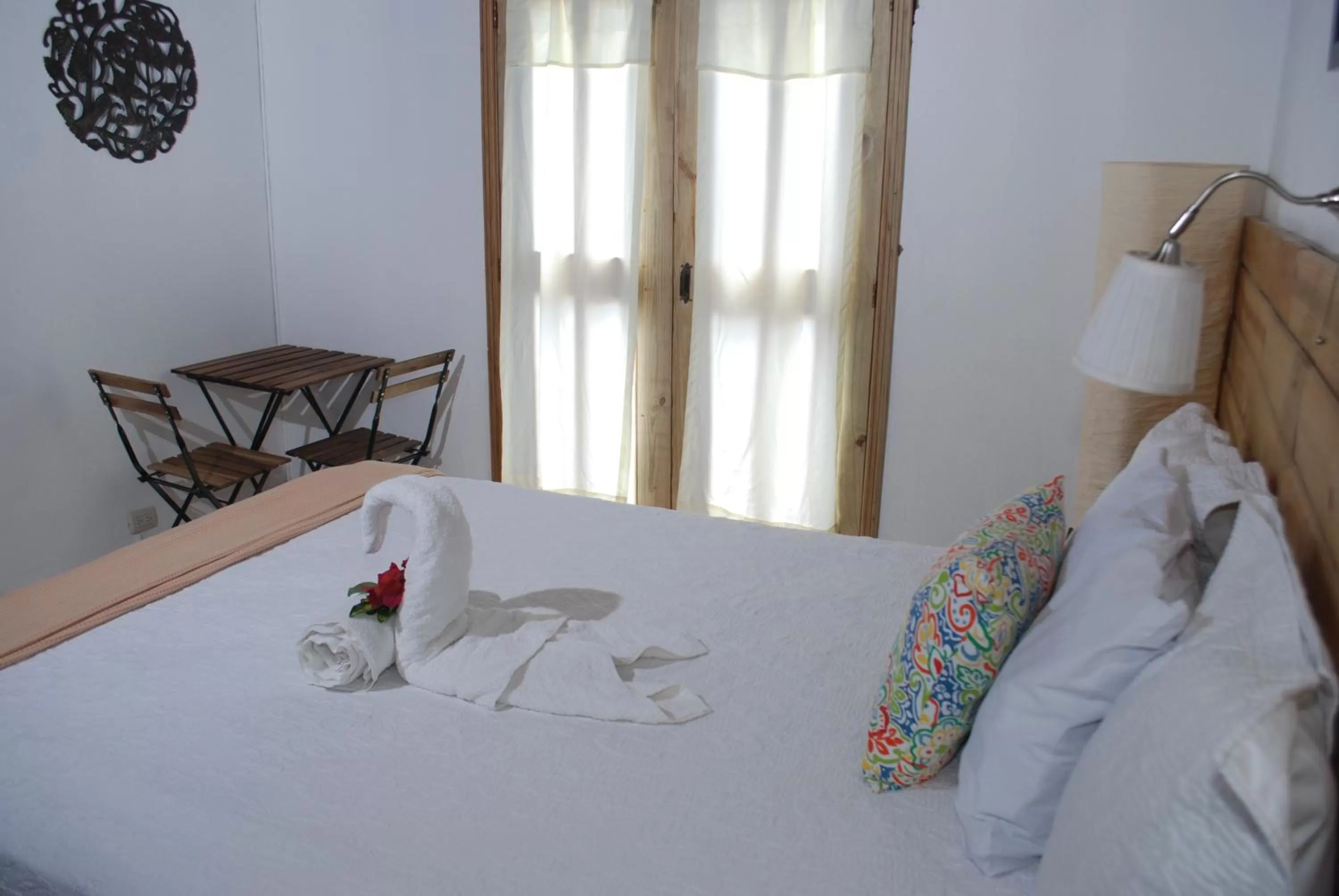 Bed in Hotel Rancho Constanza & Cabañas de la Montaña