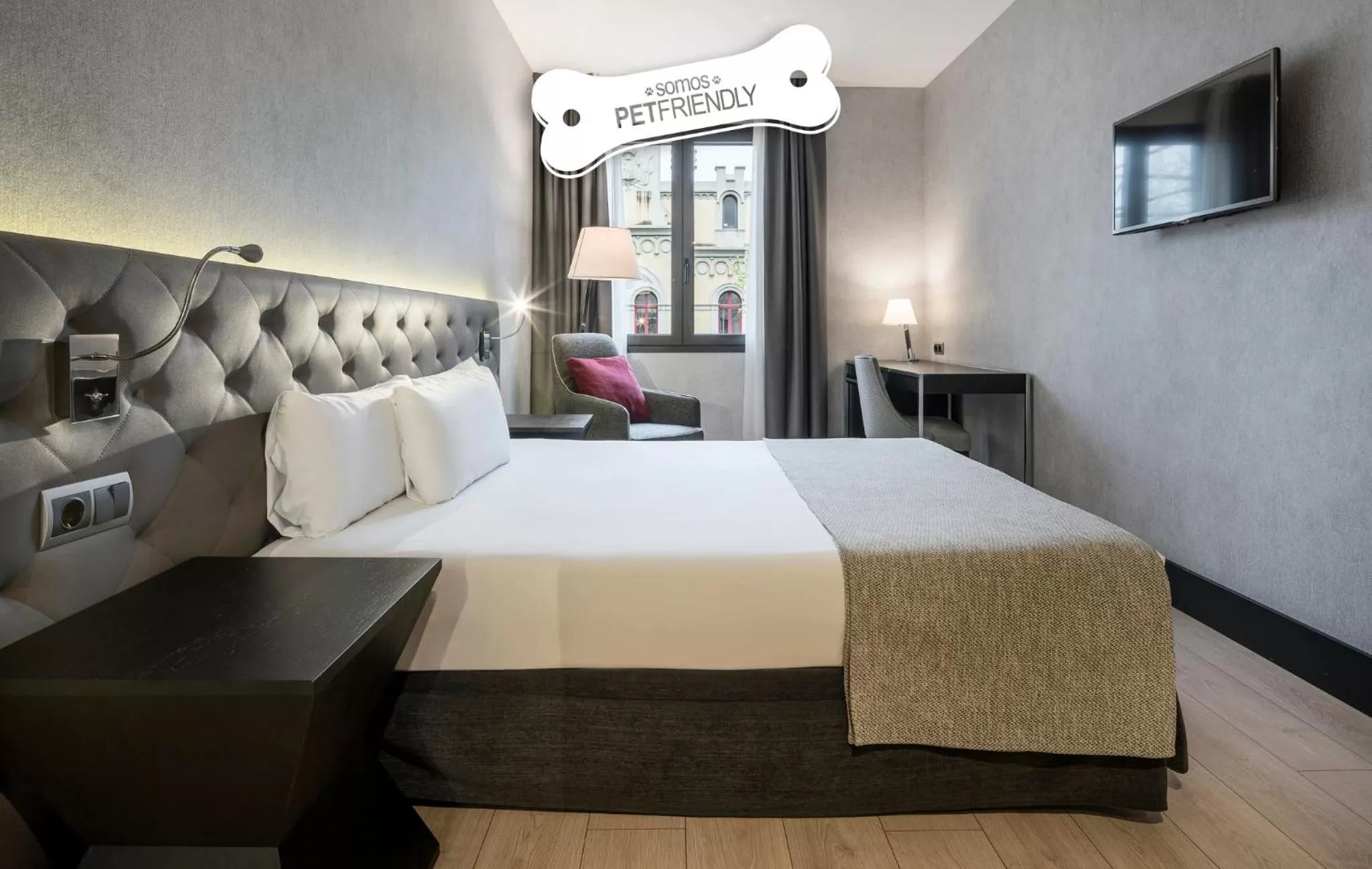 Bedroom, Bed in Ilunion Bel-Art