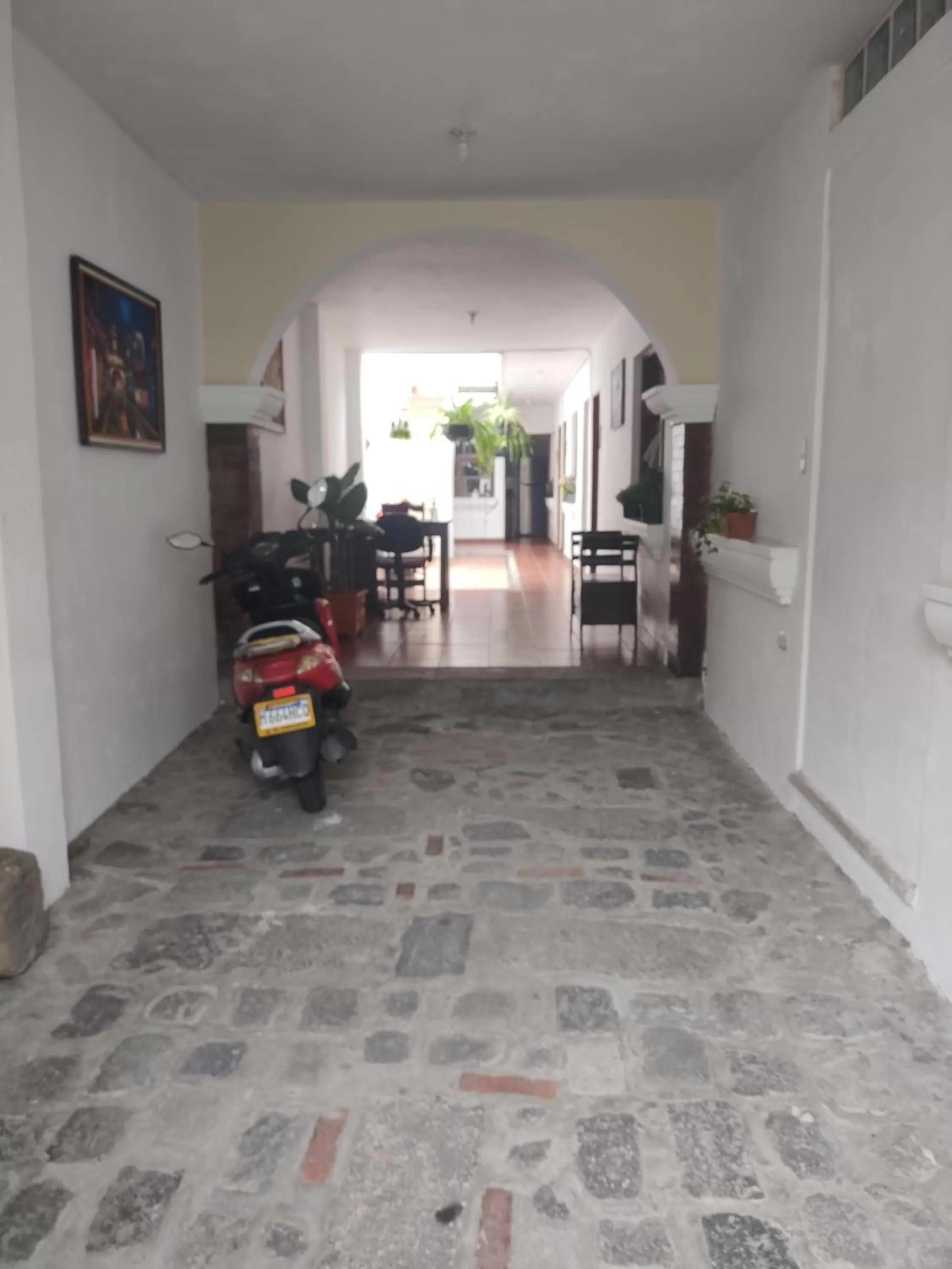 Parking in Francisco's rest house hotel