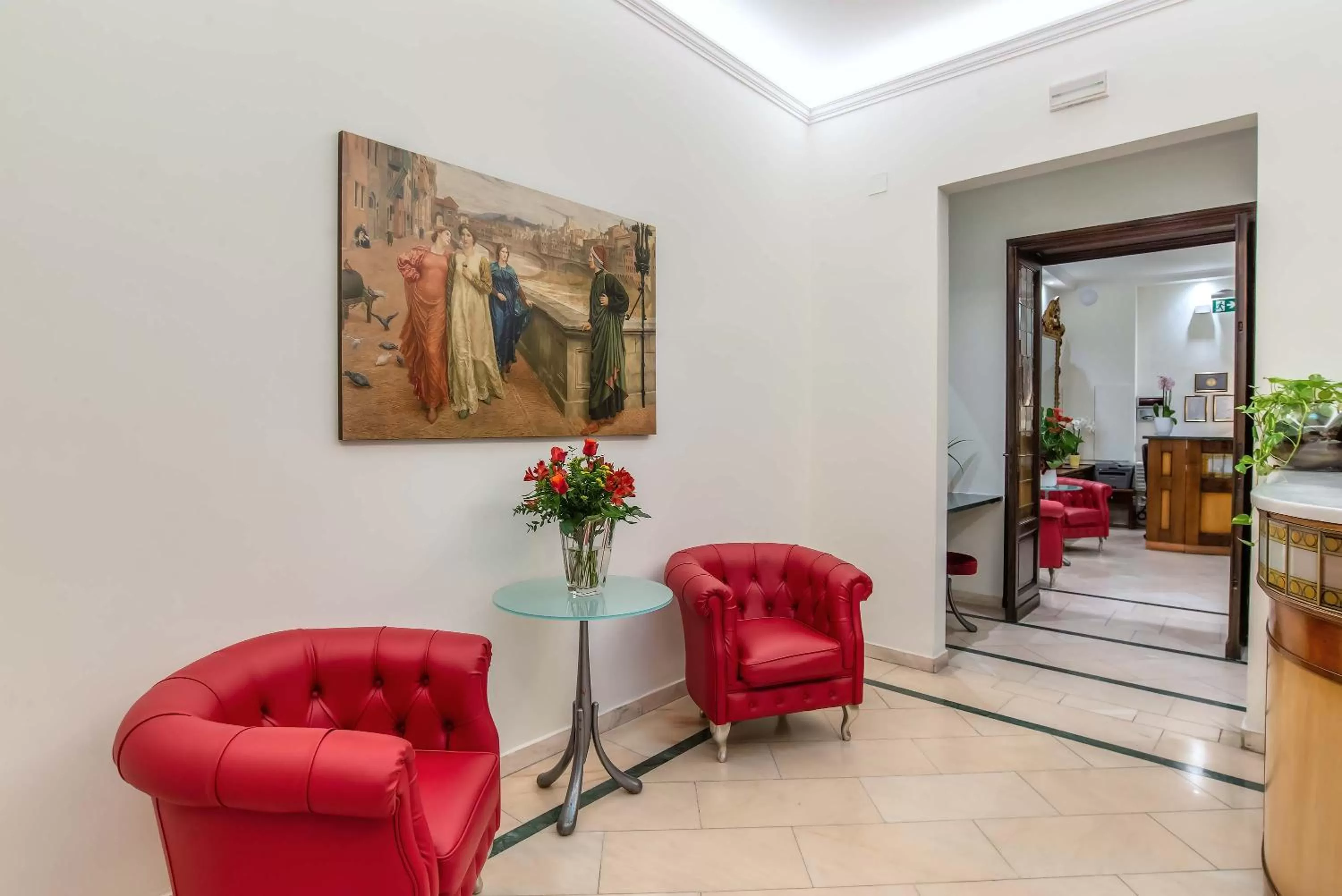 Lobby or reception in Hotel Accademia