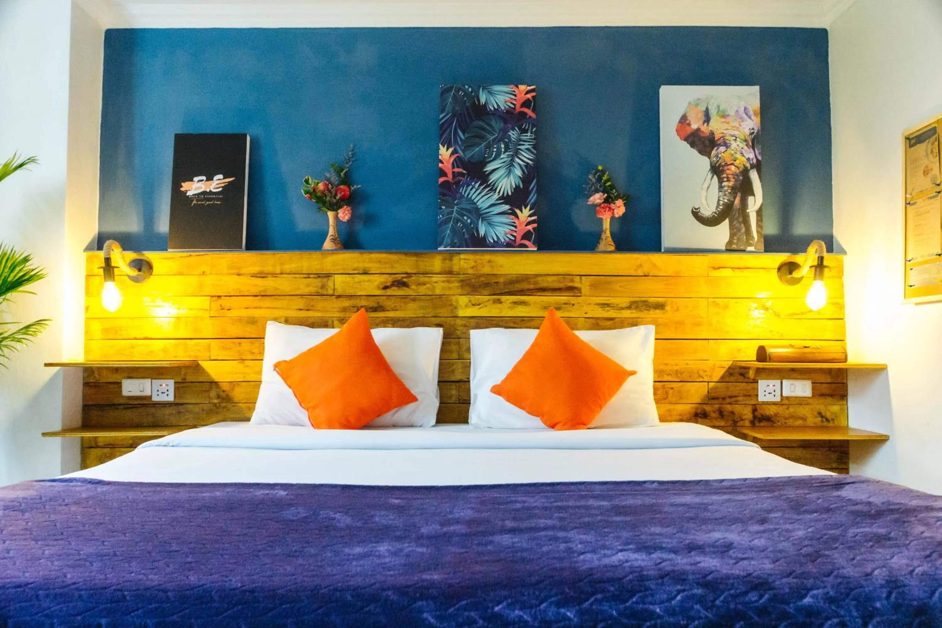 Bed in BH Baan Paradise Hotel Patong