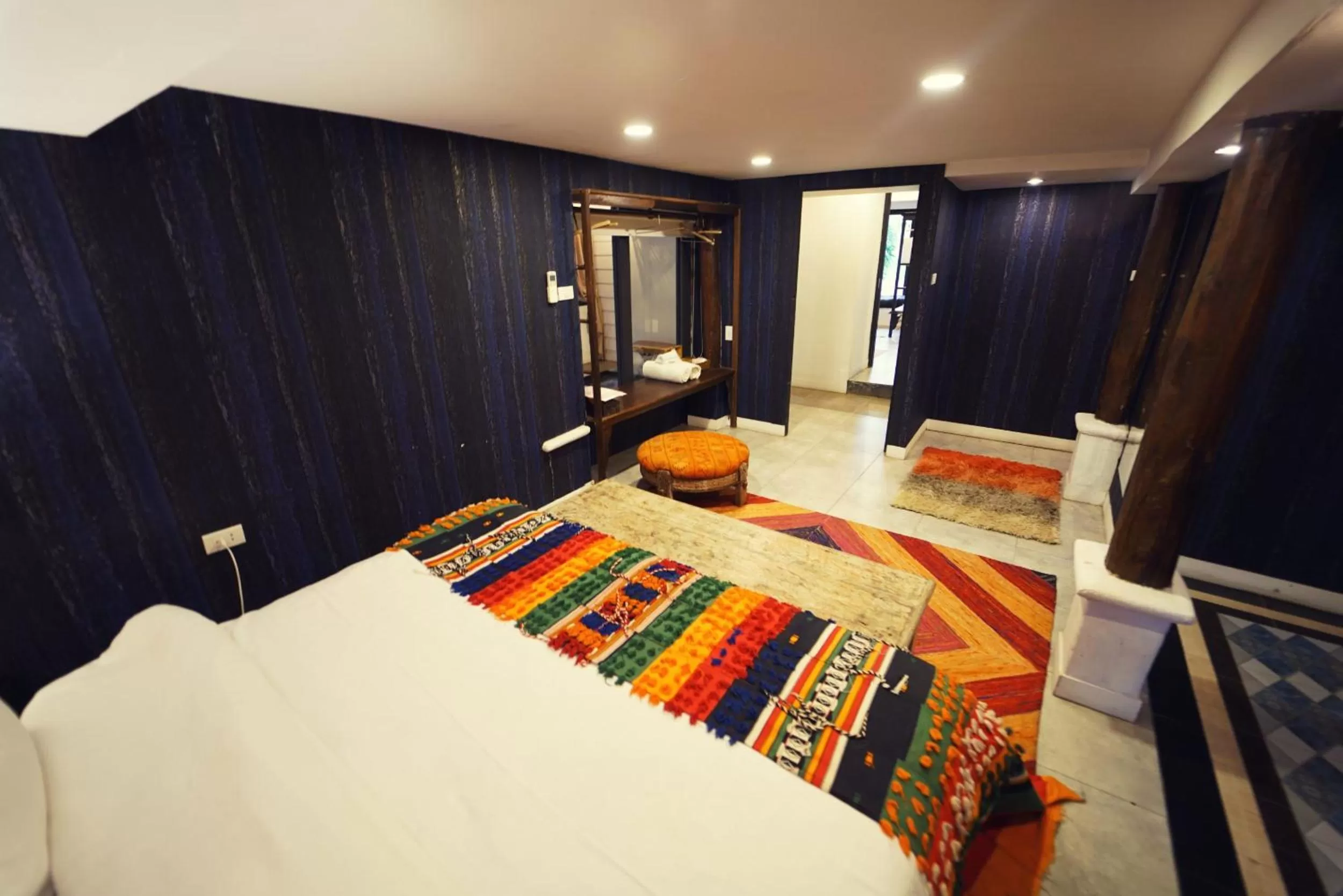 Photo of the whole room, Bed in Baan Suan Residence เฮือนพักบ้านสวน