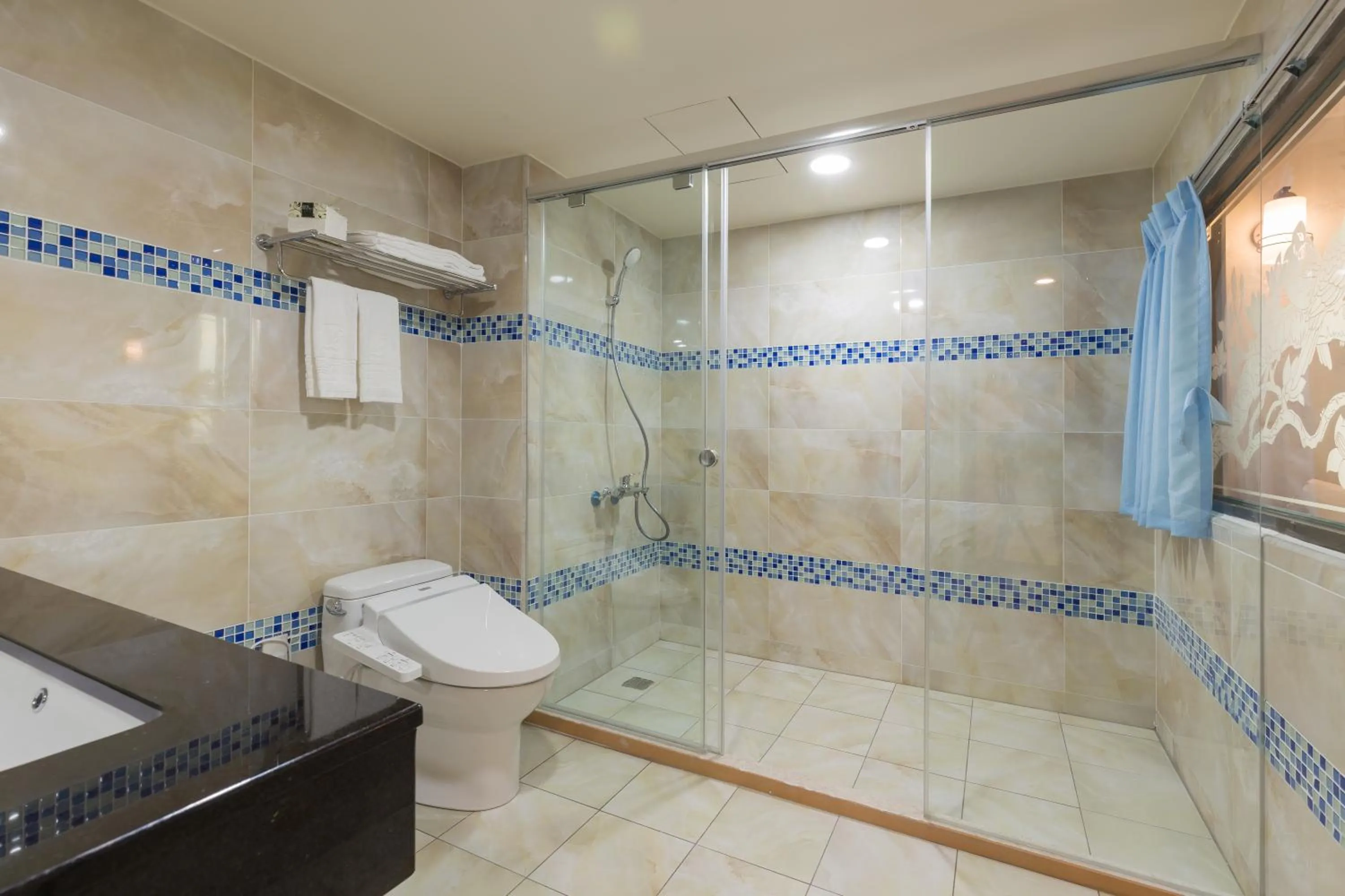 Shower in Lishin Hotel