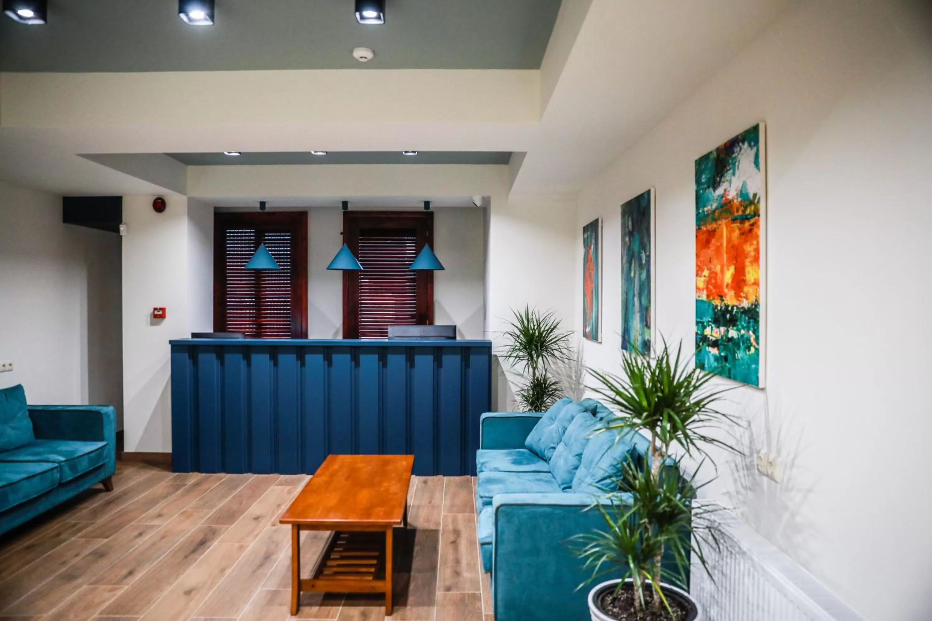 Lobby or reception in Hotel InnDigo in Kutaisi