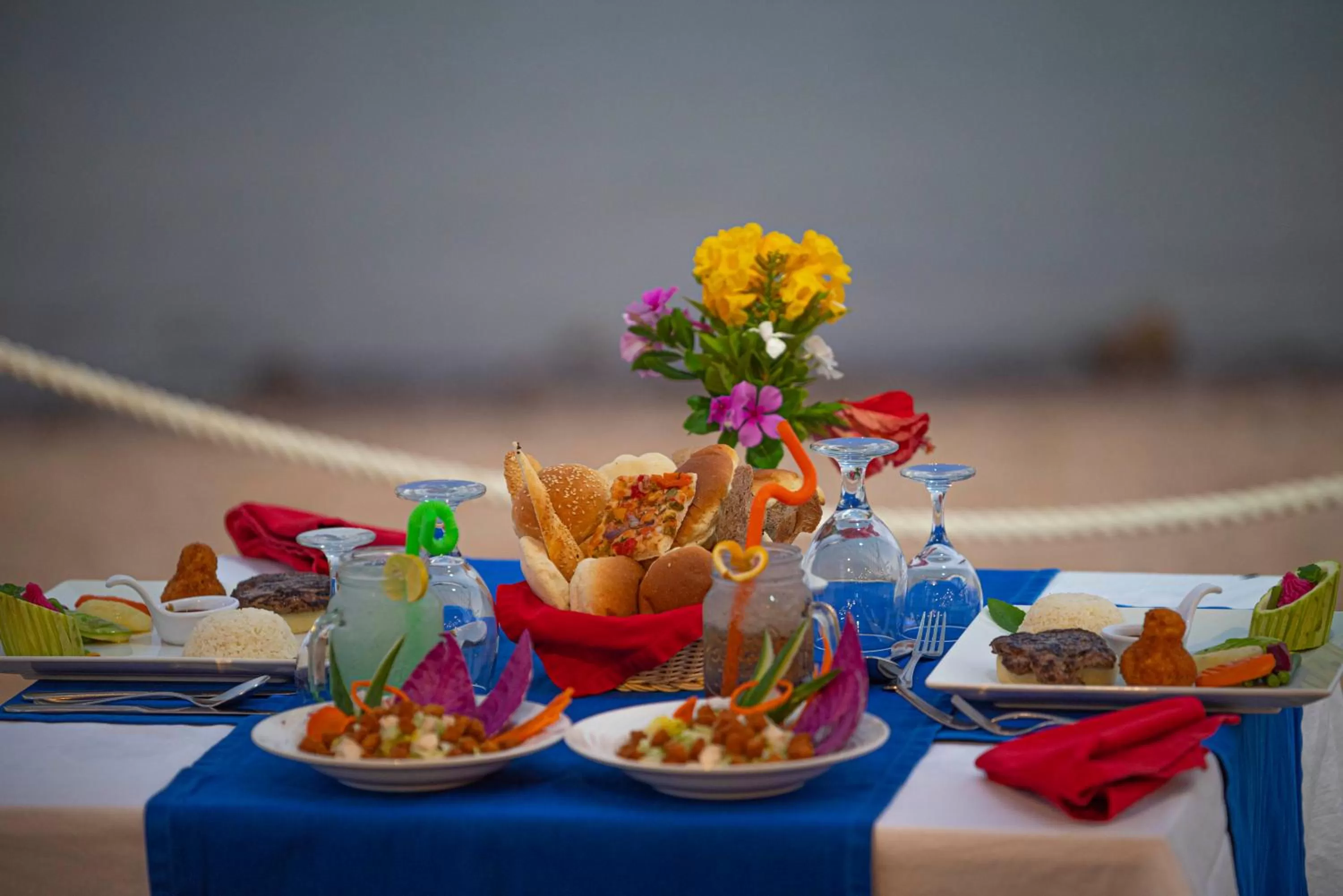 Food and drinks in Nuweiba Club Resort