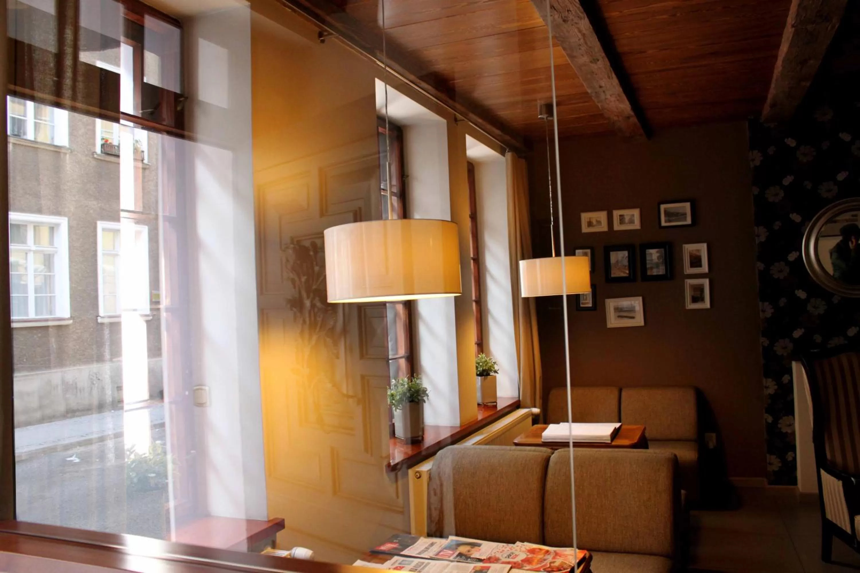 Lobby or reception in Hotel Czarna Róża