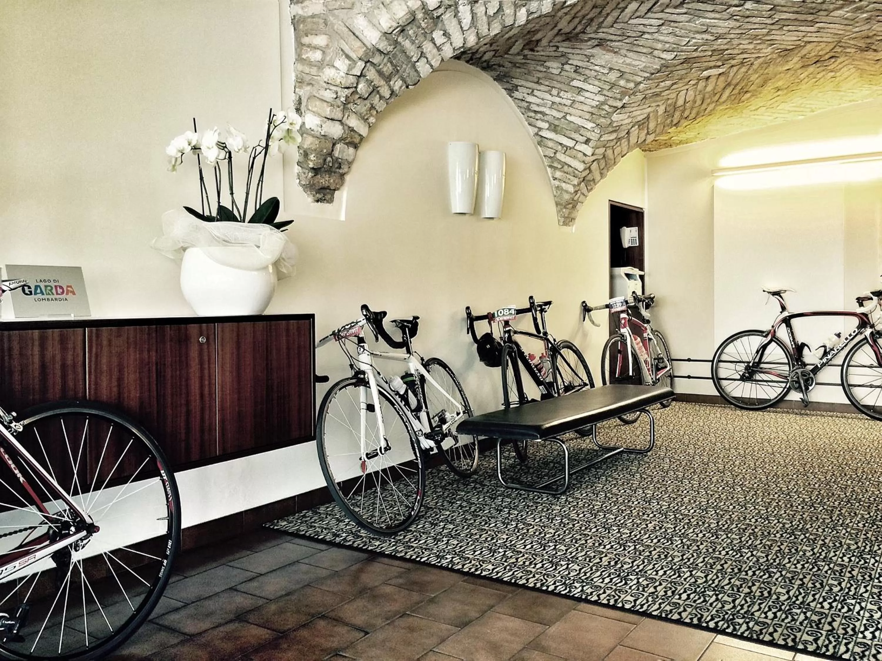 Lobby or reception in Hotel Piroscafo