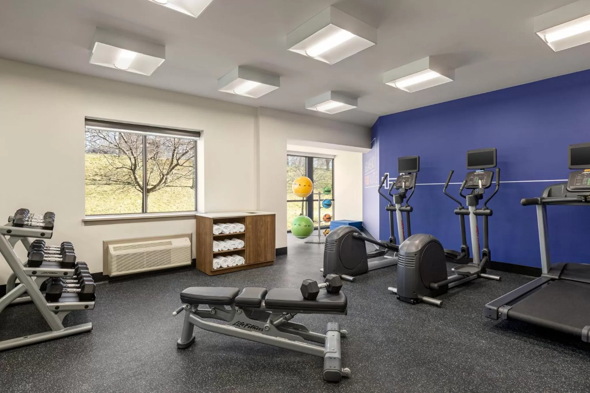Fitness centre/facilities in Holiday Inn Express & Suites East Greenbush Albany-Skyline by IHG