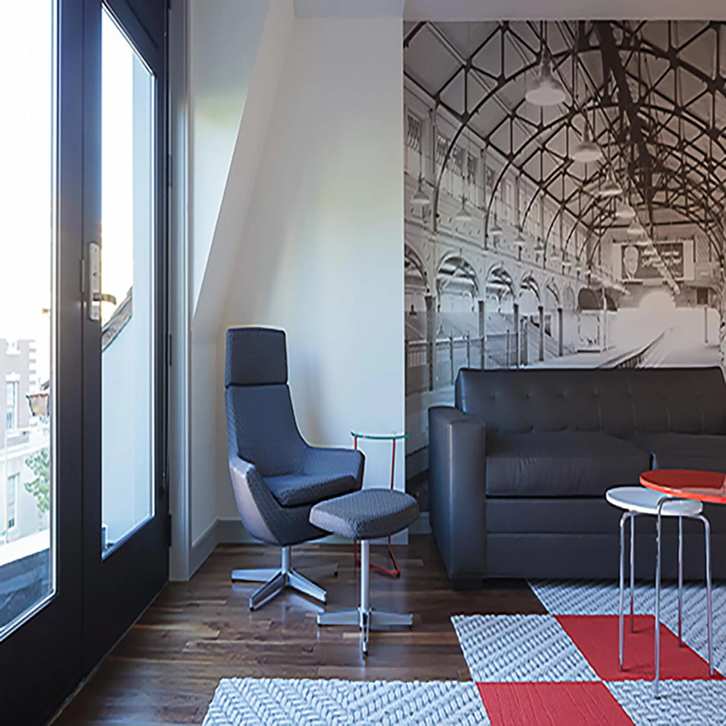 Living room in The Revolution Hotel