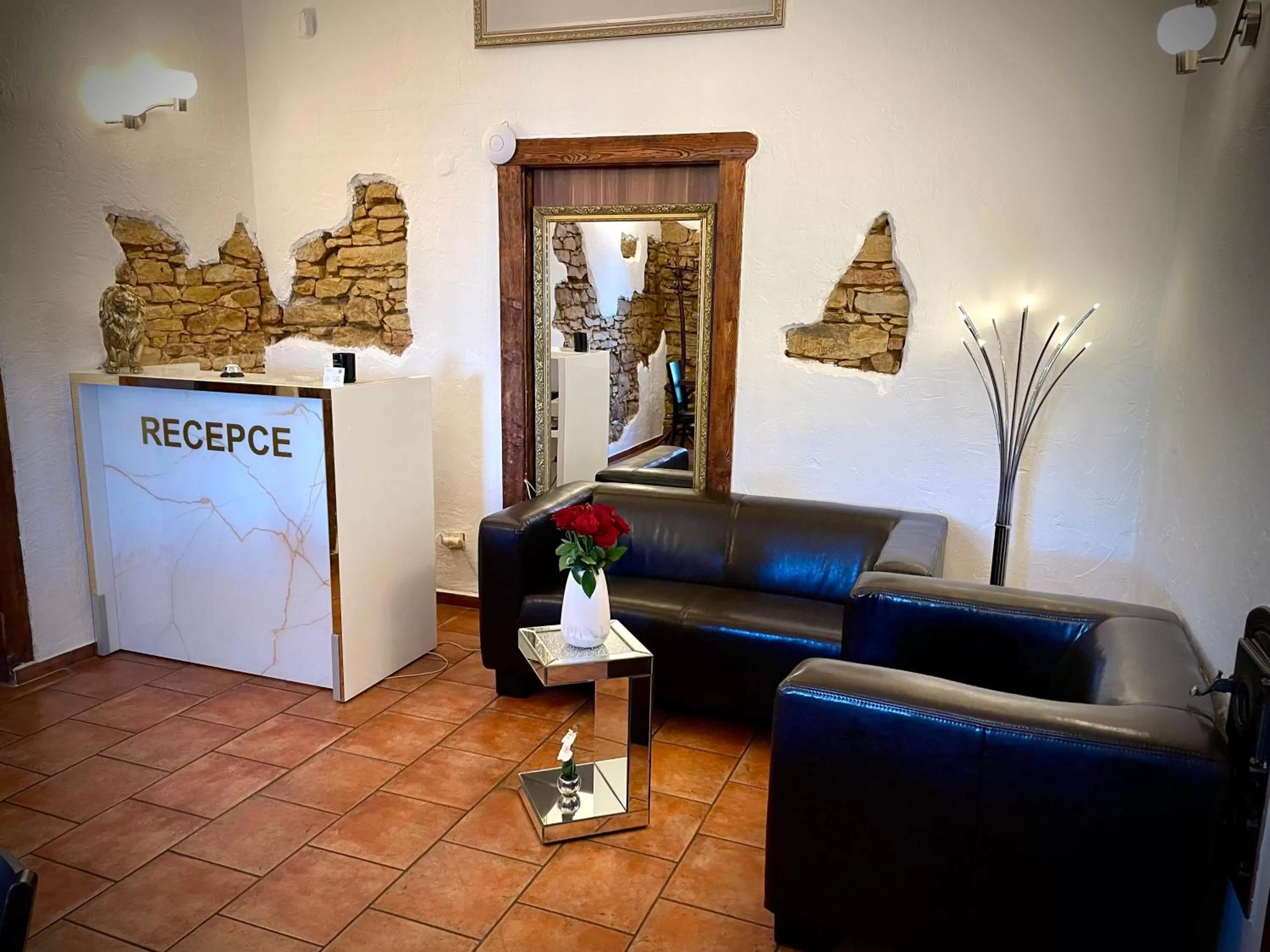Lobby or reception in Hotel Stará Pošta