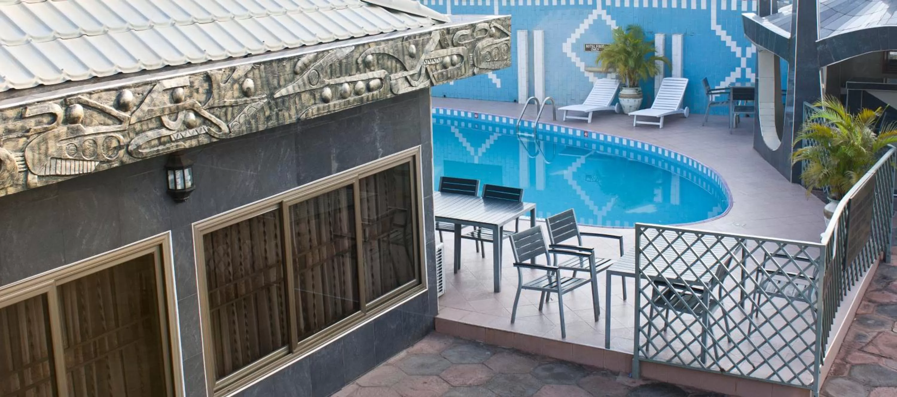 On site, Pool View in Eastgate Hotel