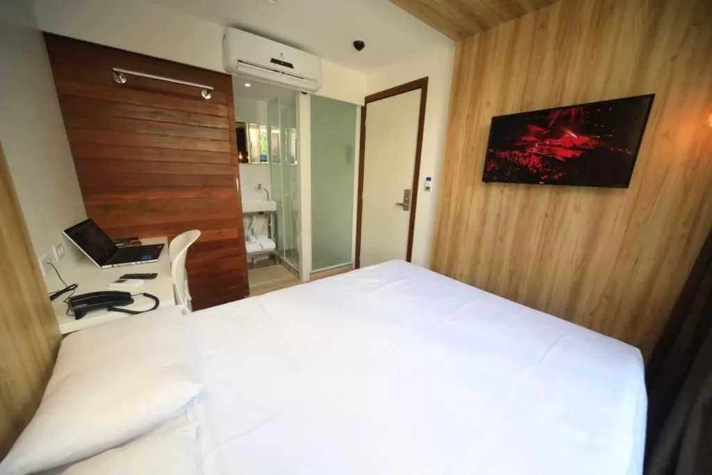 Photo of the whole room, Bed in Ecco Hotel Fortaleza