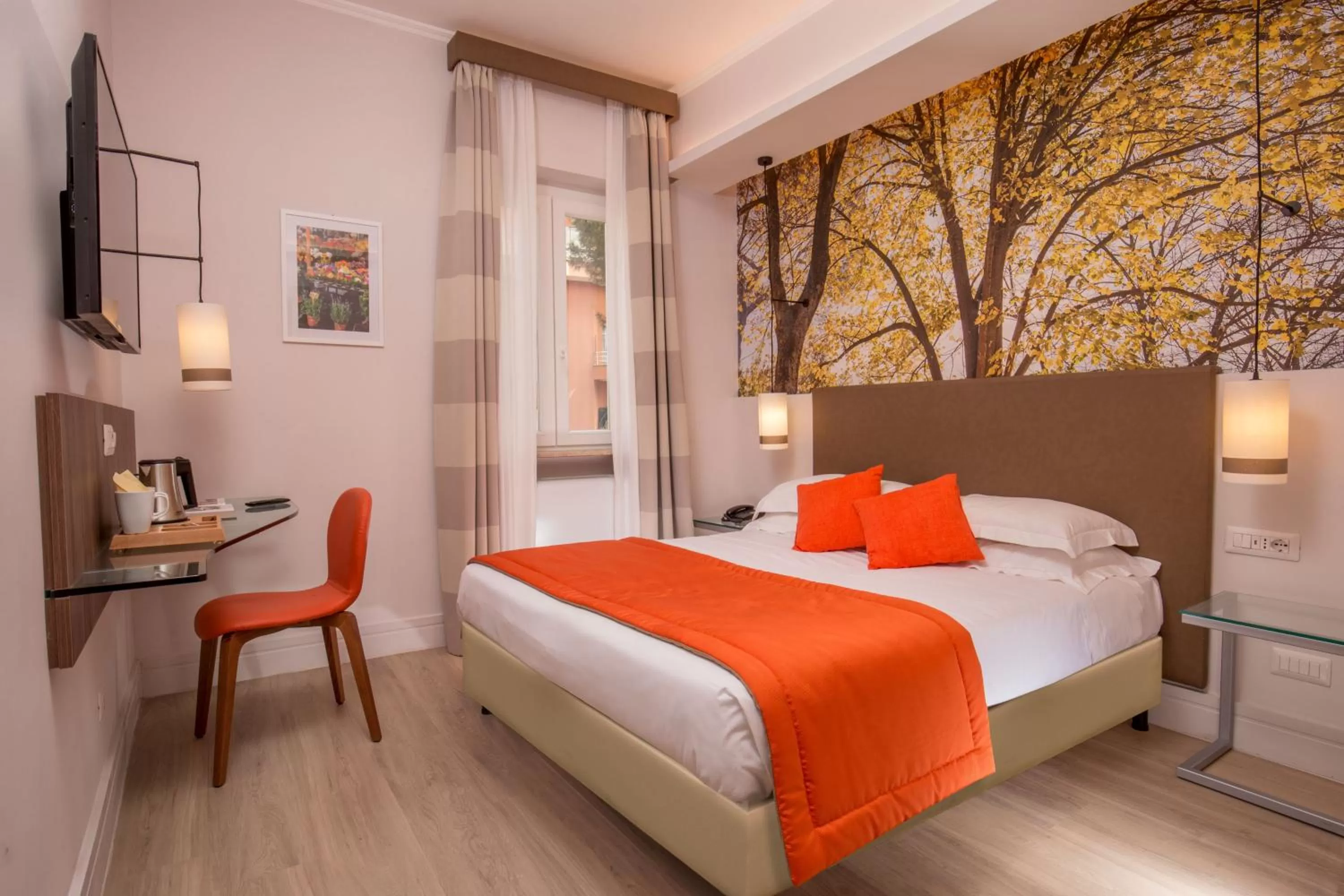 Bed in Hotel Villa Grazioli