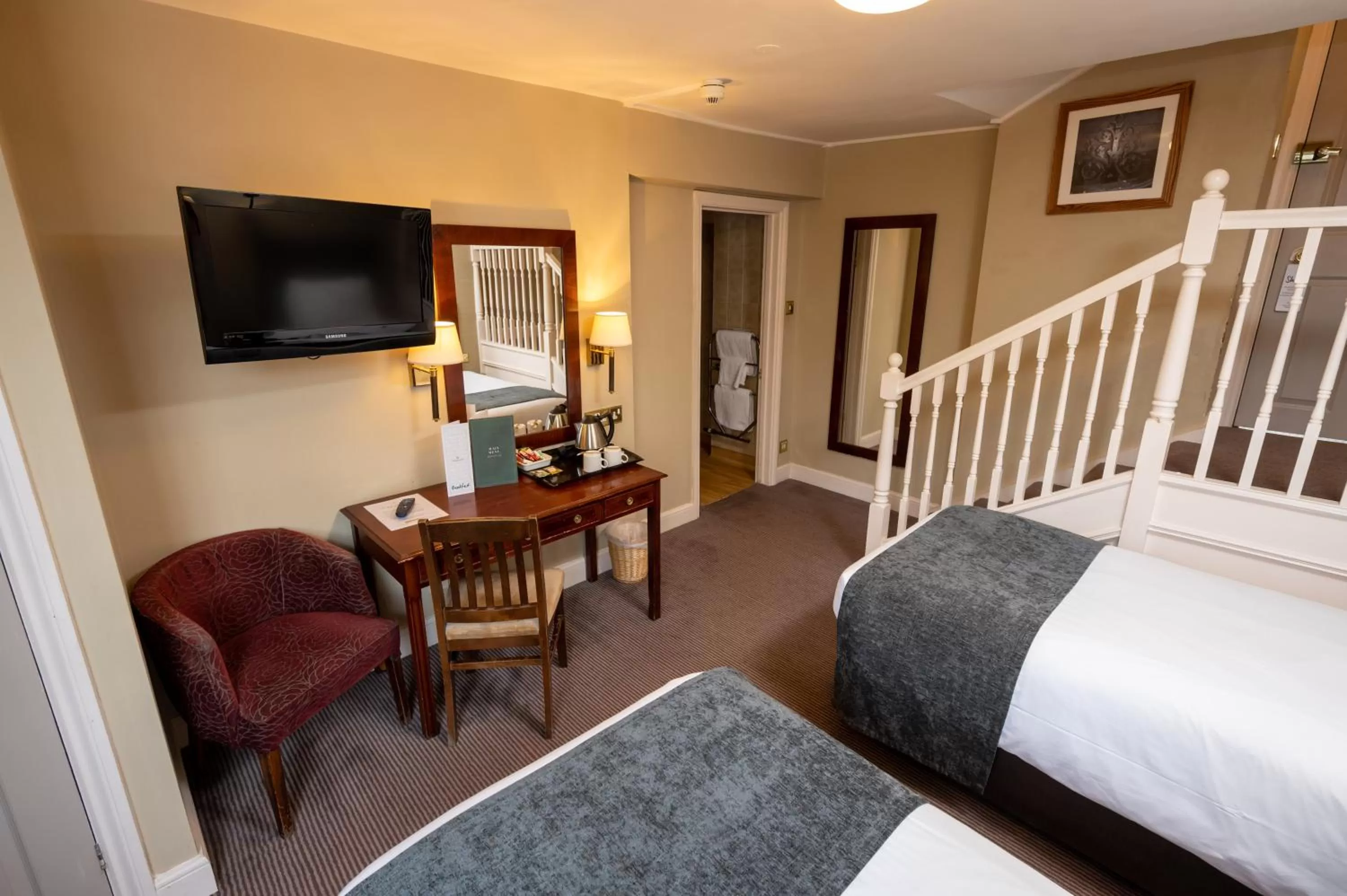 Bedroom, Bed in Castle and Ball by Greene King Inns