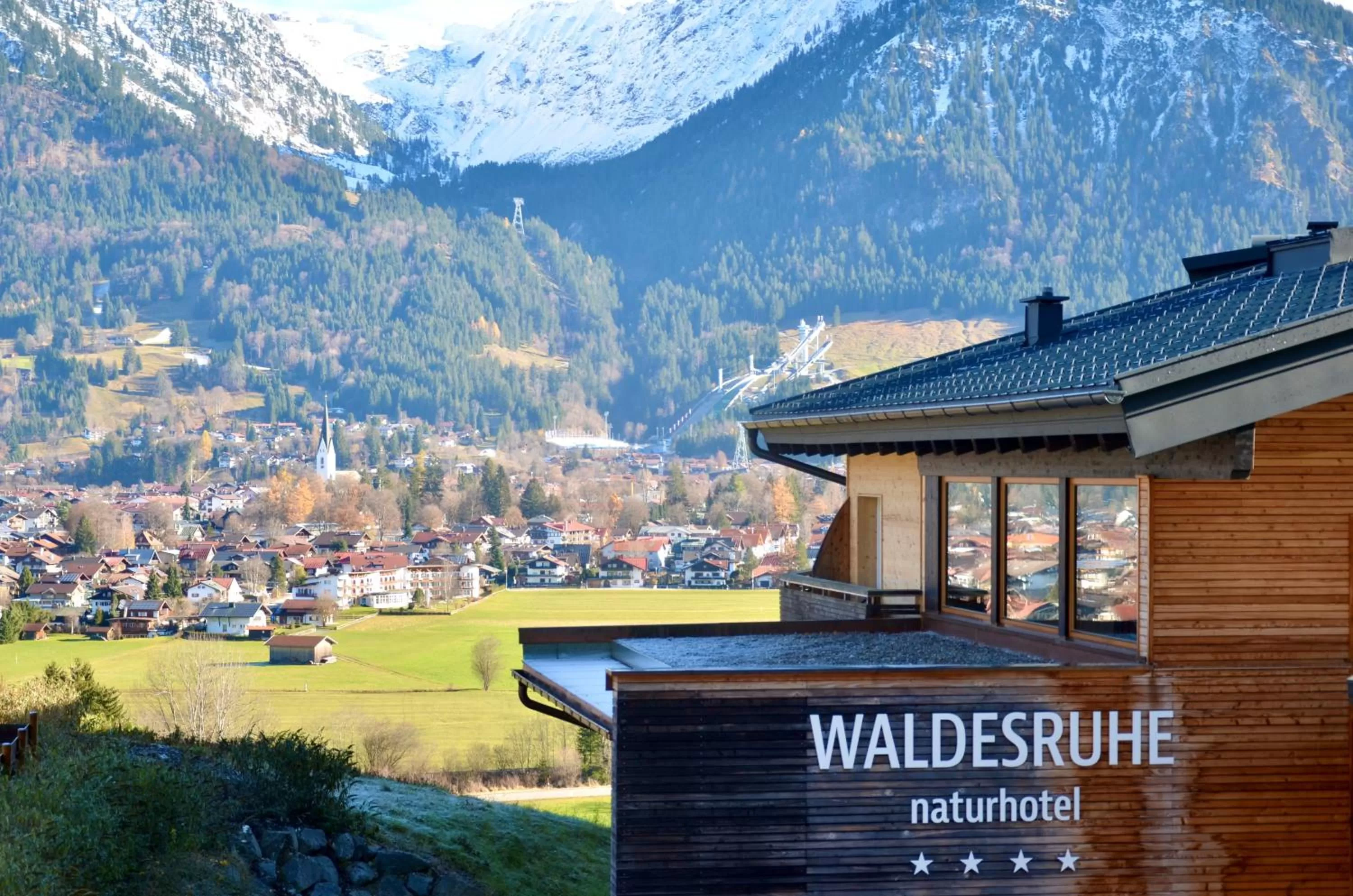 Property building in Naturhotel Café Waldesruhe