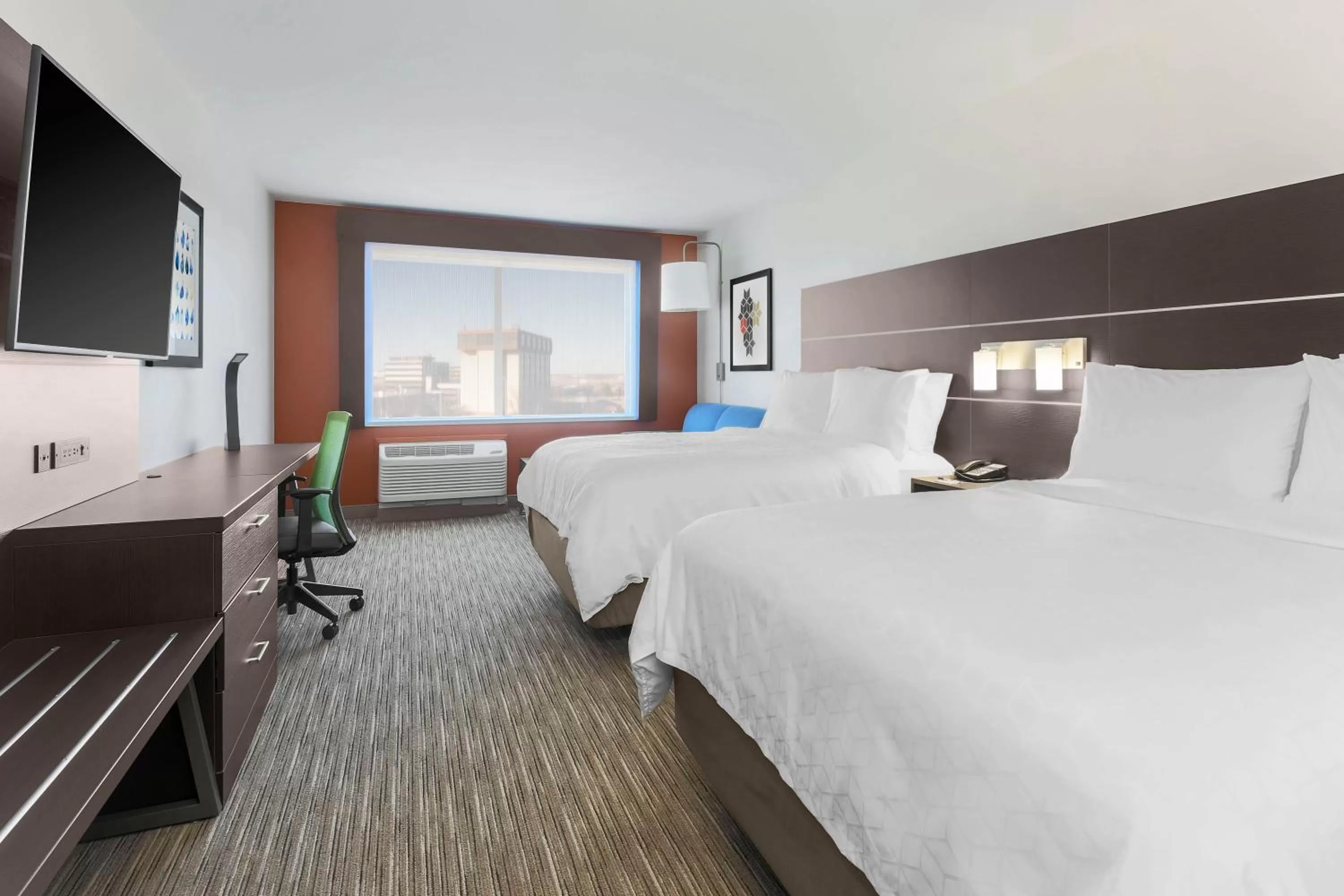 Photo of the whole room, Bed in Holiday Inn Express & Suites Chicago O'Hare Airport by IHG