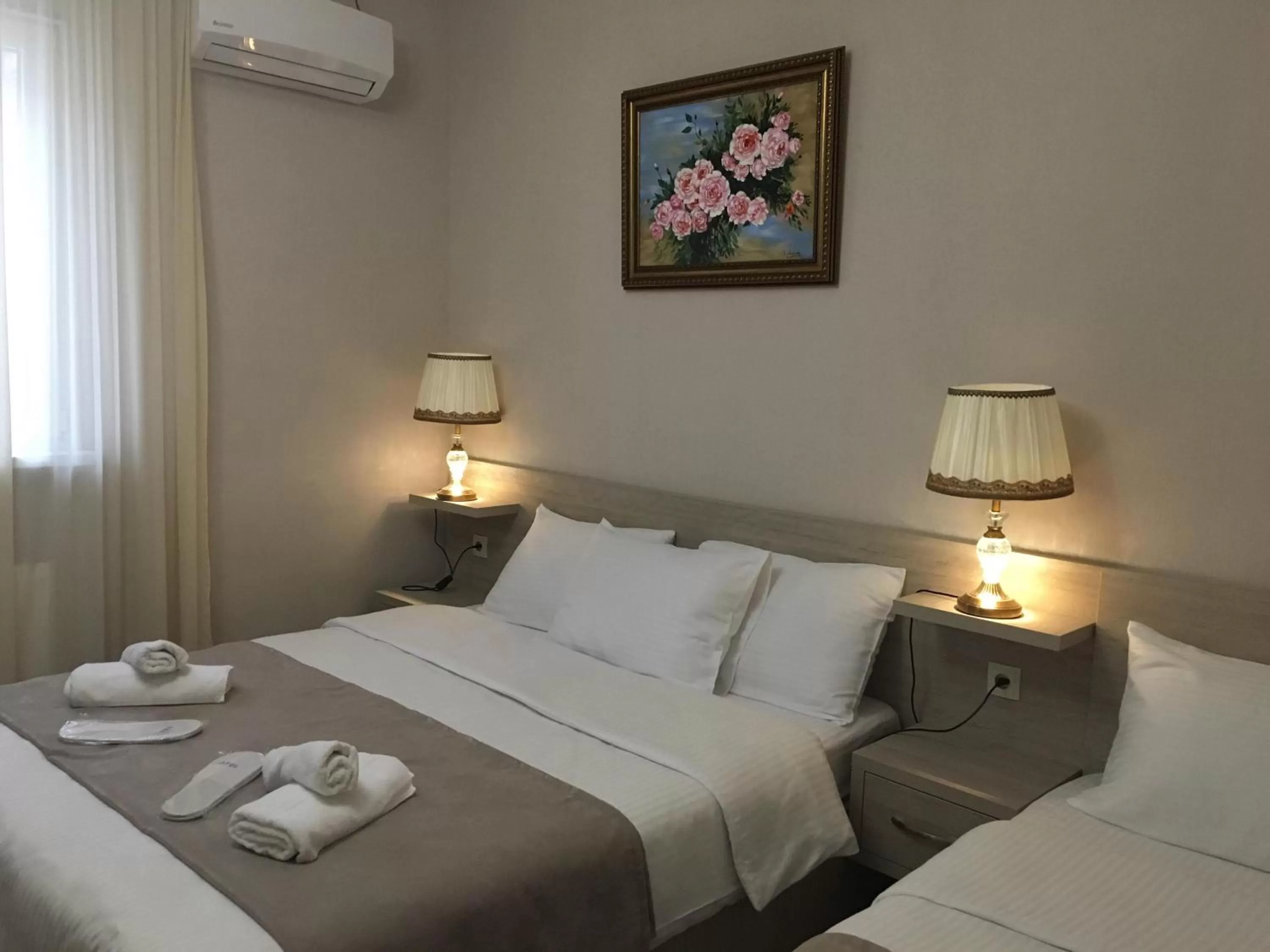 Bed in Family Hotel Triston